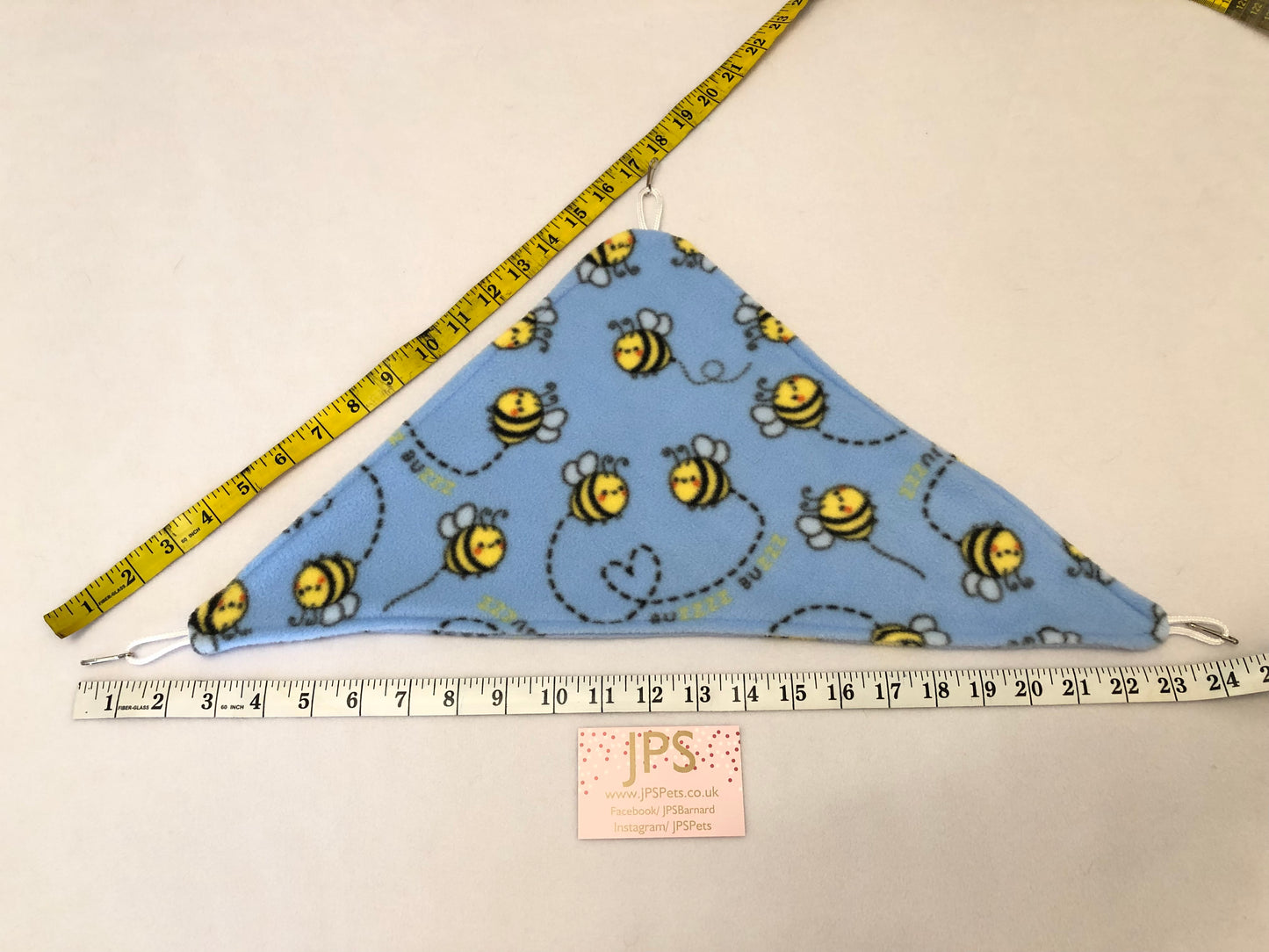 Corner Hammock - blue bee