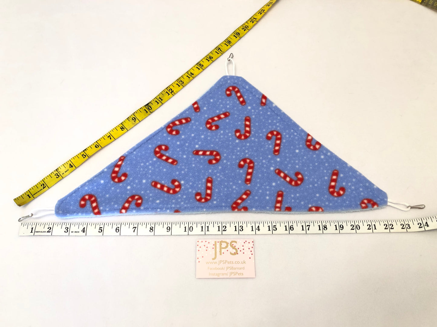 Corner Hammock - candy cane & choose your own plain colour undersides