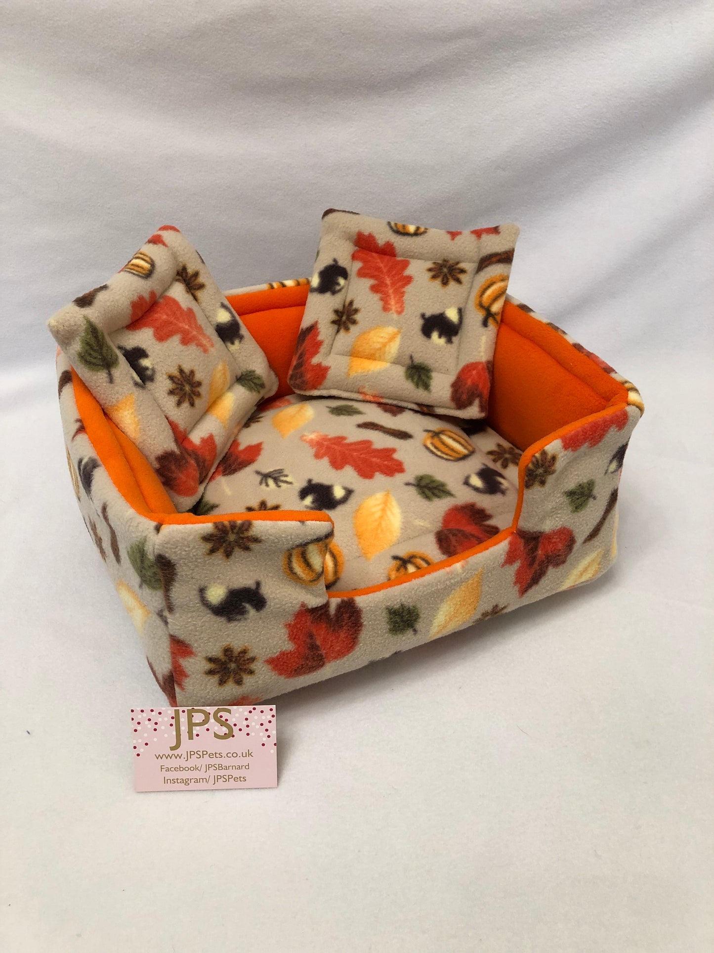 Sofa 13 x 11 x 5” inch - Autumn Spice & Orange