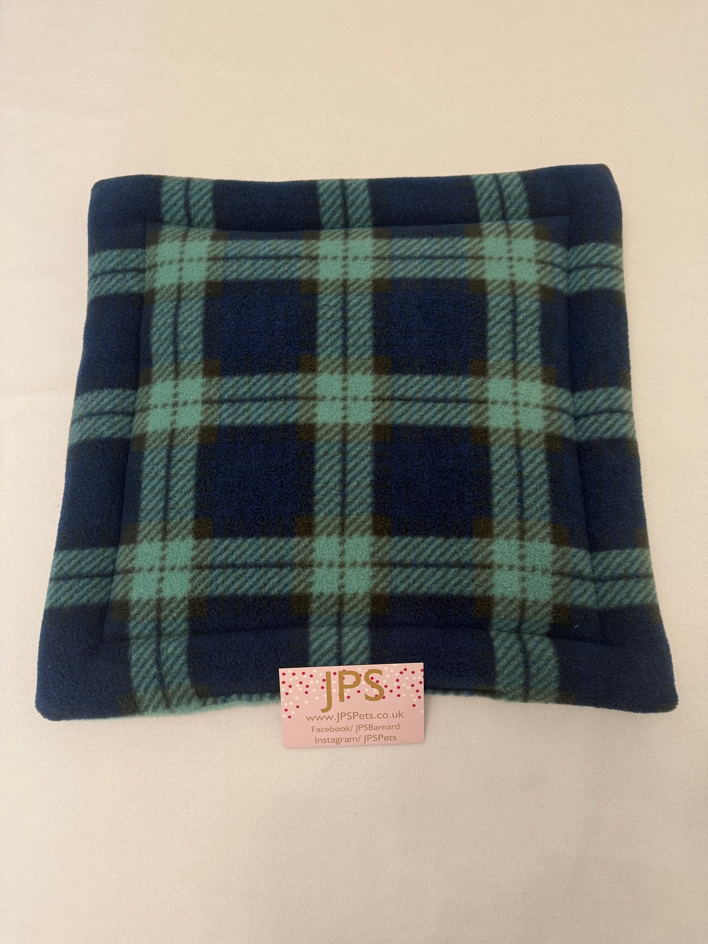 14 x 14 Inch Pad - Green Tartan & Sage