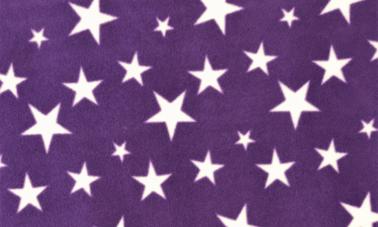 Hay Bag 13x14" - purple star