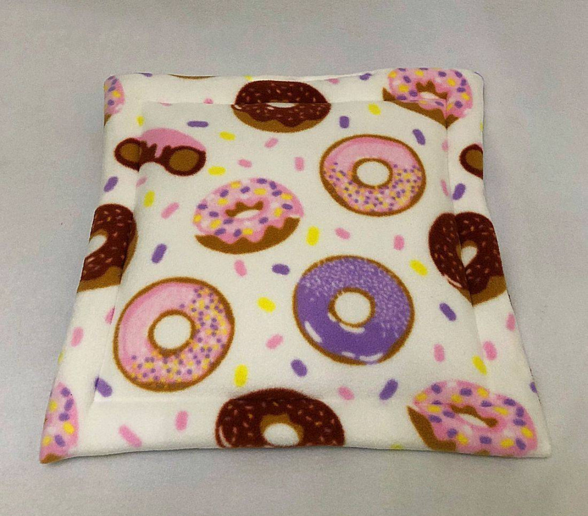 14 x 14 Inch Pad - Doughnut & Plain Baby Pink Underside