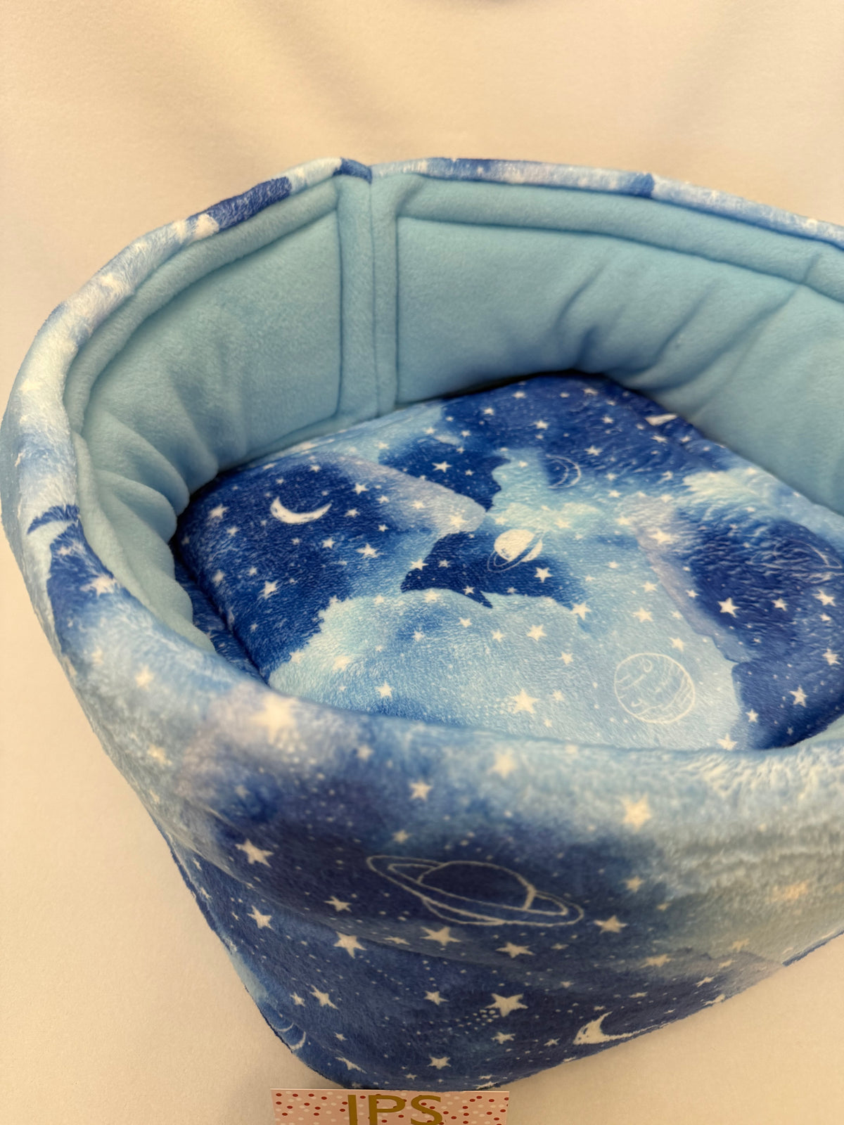 Doughnut 16 inch - Blue Space Cuddle fleece & Baby Blue