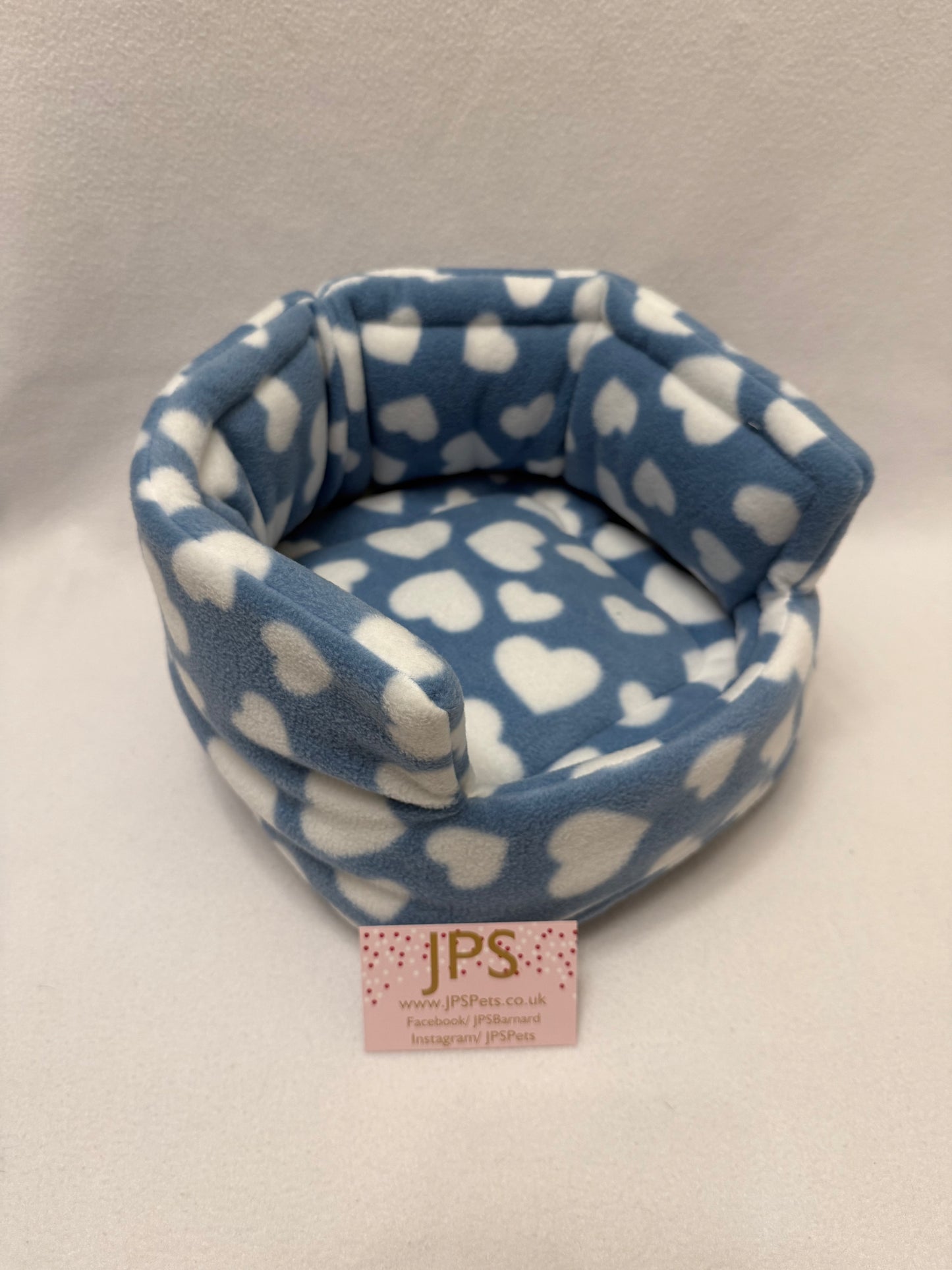 Cuddle Cup 11 Inch - blue hearts