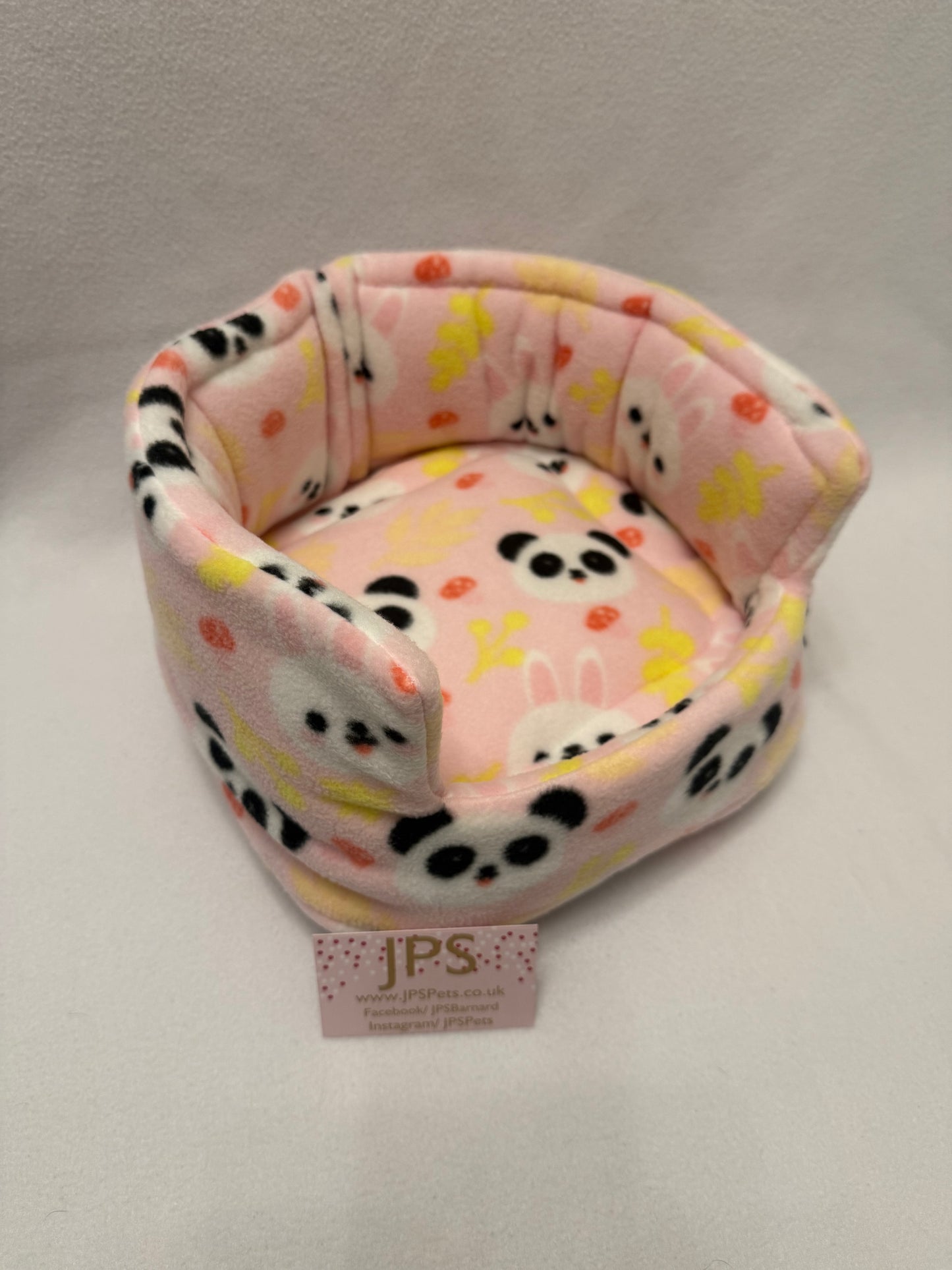 Cuddle Cup 11 Inch - pink panda bunnies