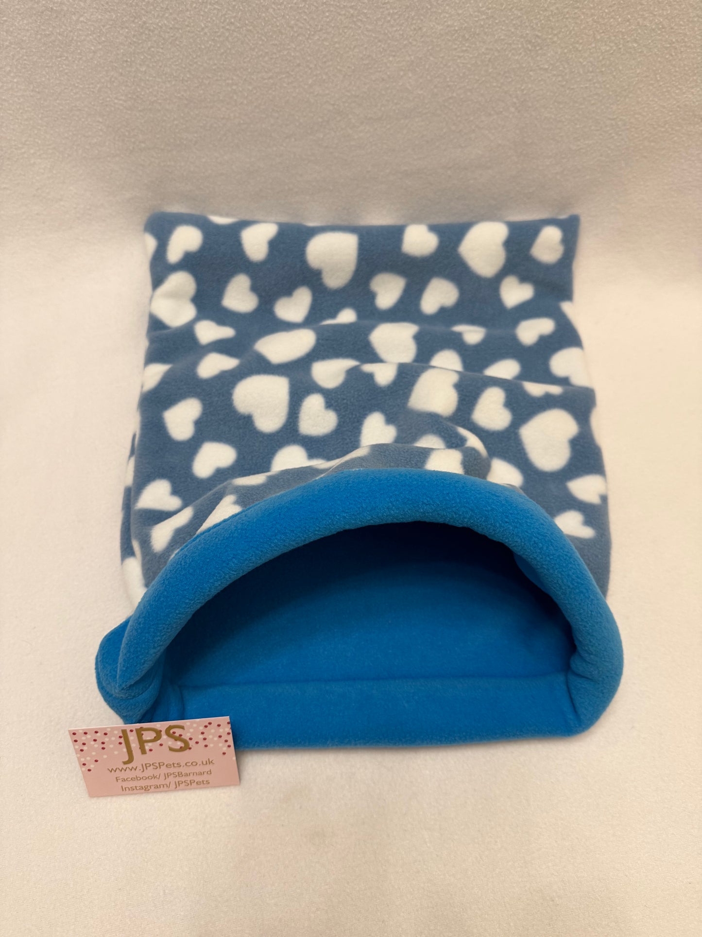 Cuddle Sack - Blue Heart & turquoise