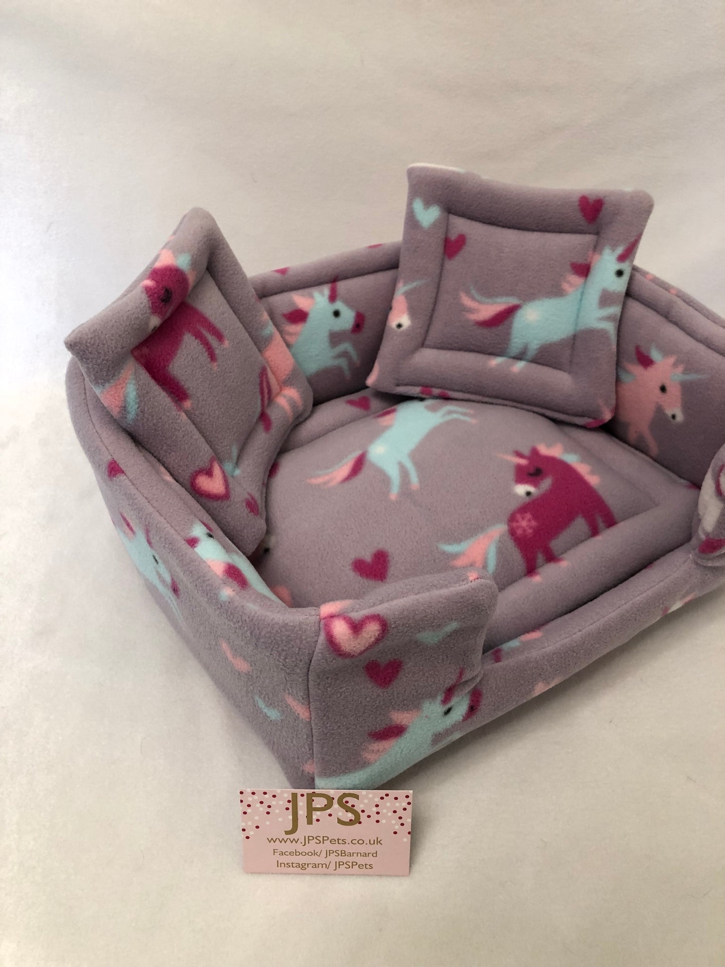 Sofa 13 x 11 x 5” inch - Lilac unicorn