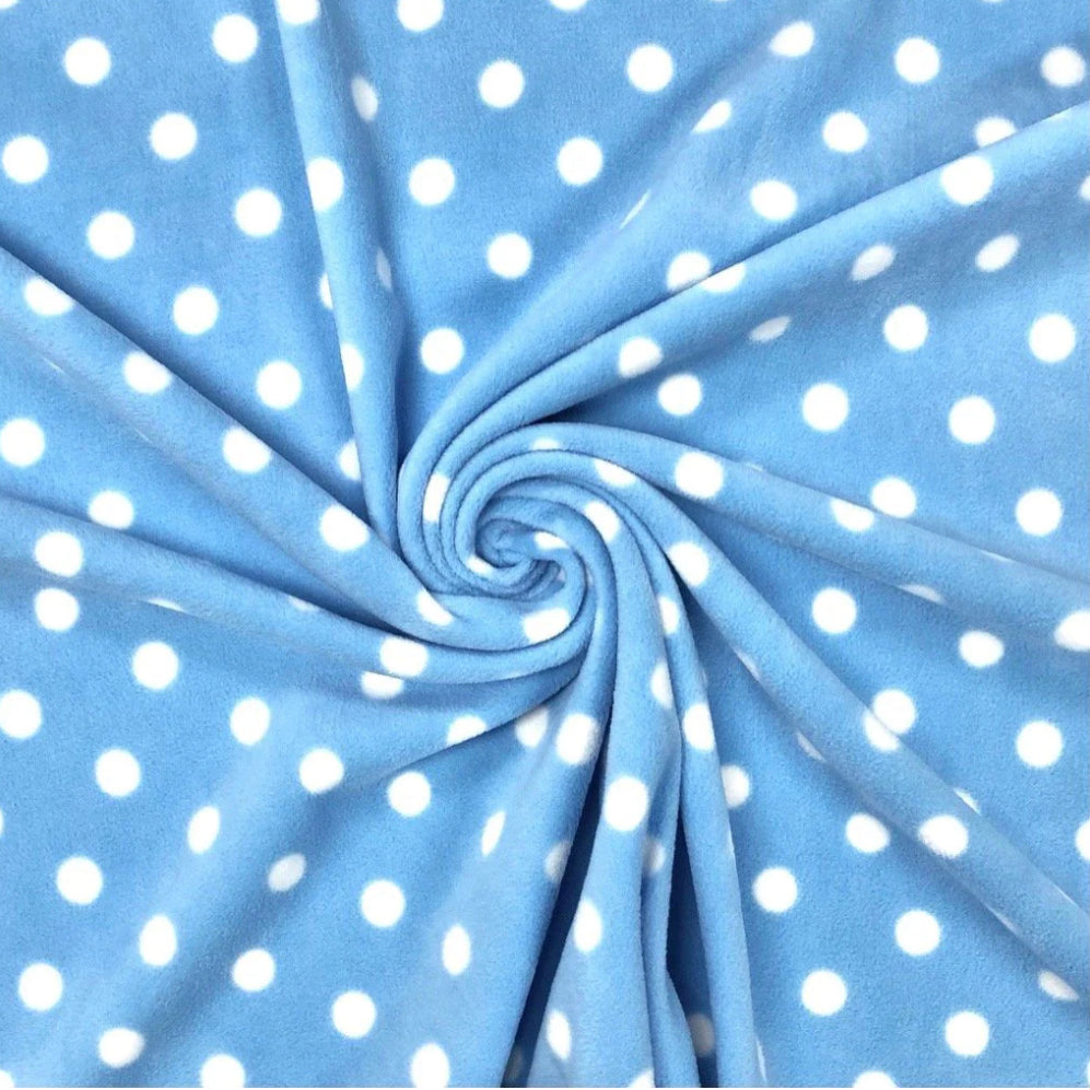 Blue polka Blanket