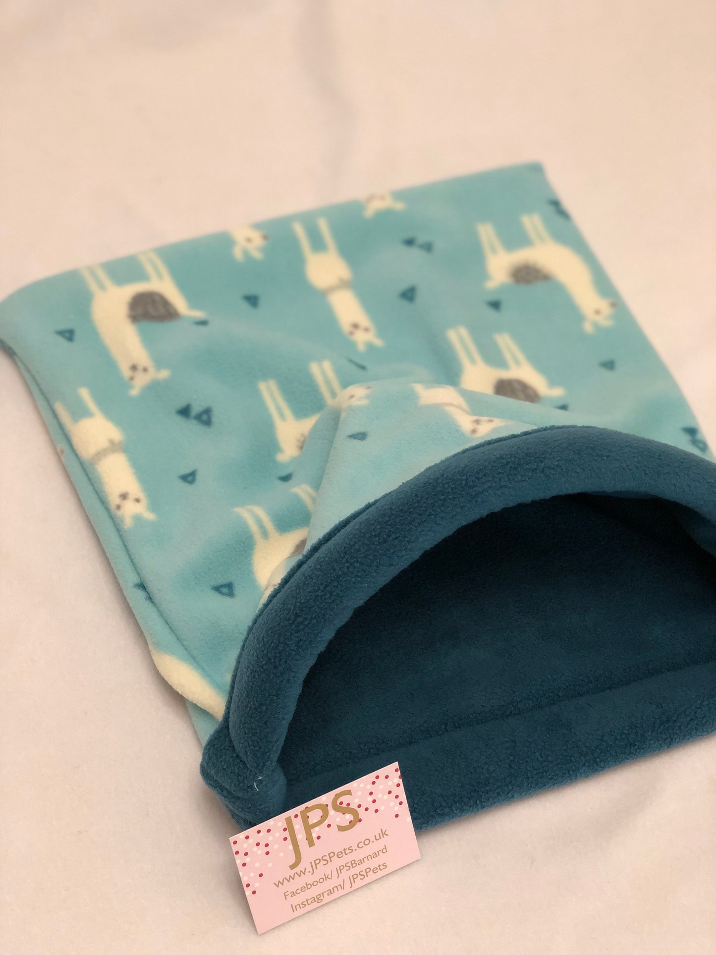 Cuddle Sack - Mint Llama & Sea Green