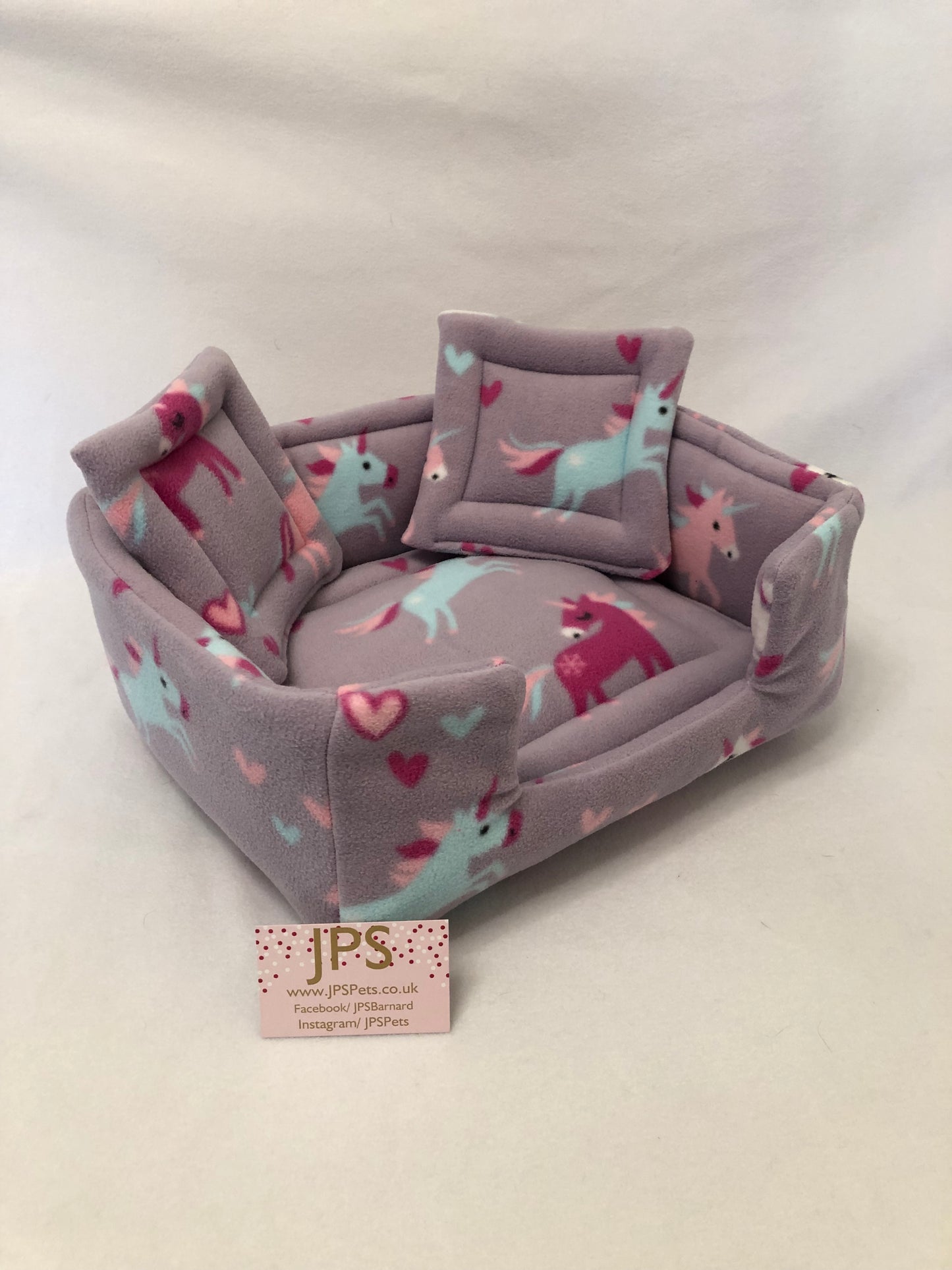 Sofa 13 x 11 x 5” inch - Lilac unicorn