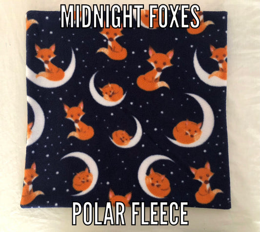 Midnight foxes cuddle sack