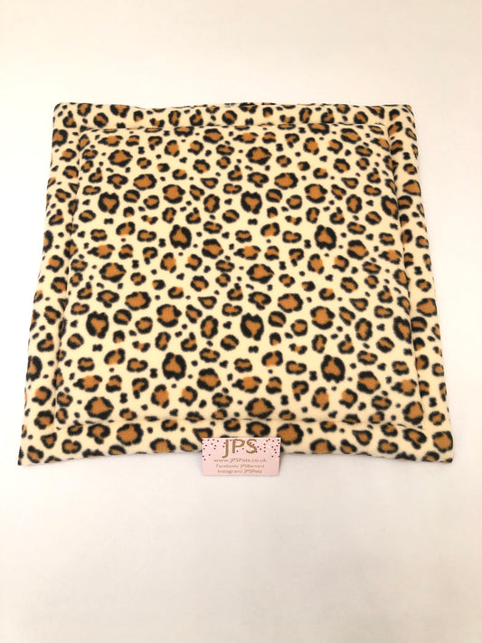 Lap Pad 14 x 14 inch - Beige Cheetah