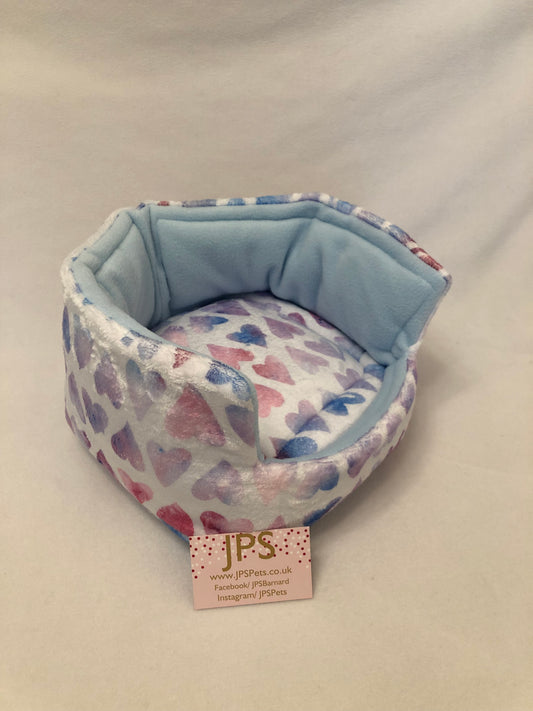 Cuddle Cup 11 Inch - Tinted Hearts & Baby Blue