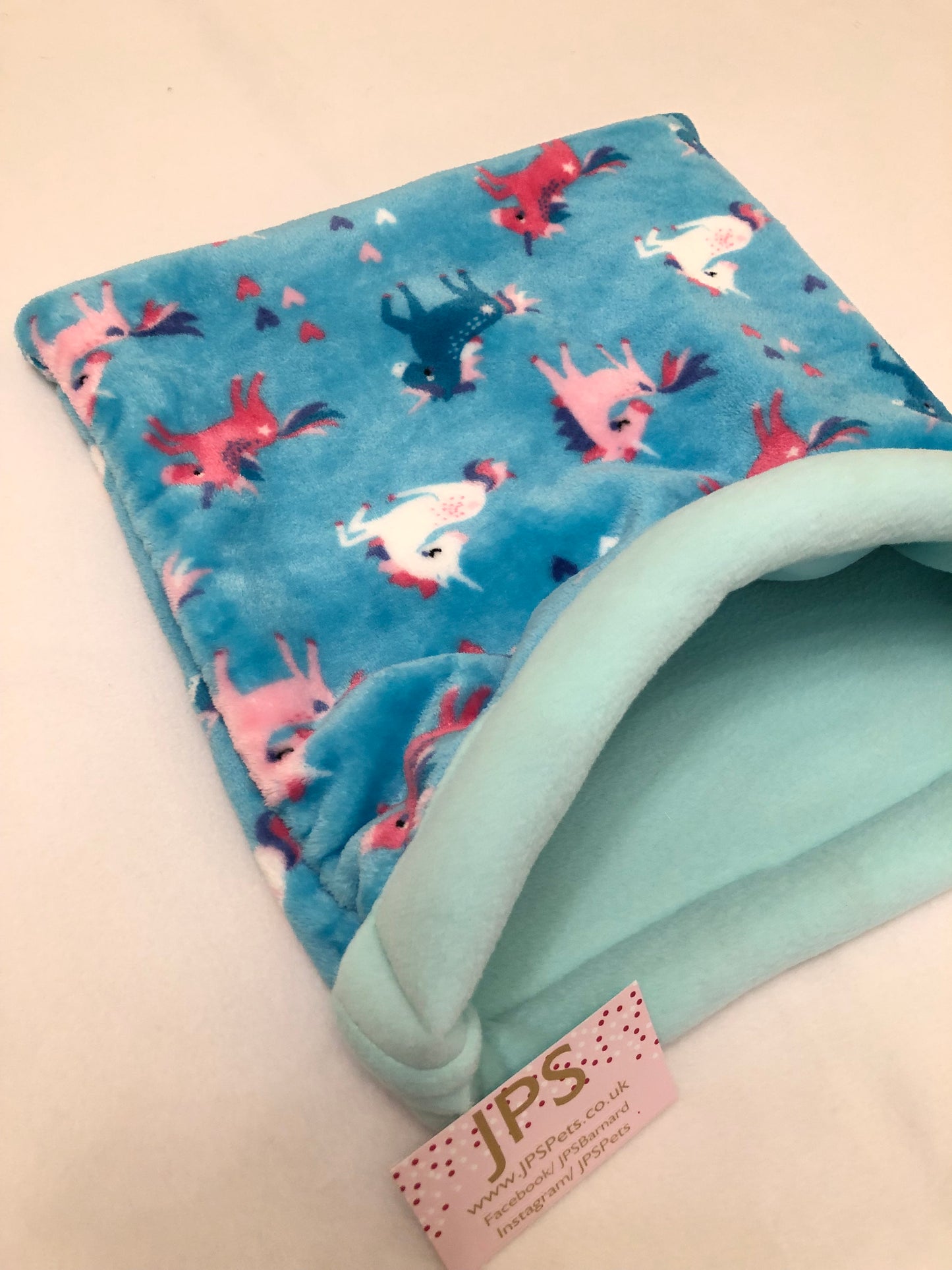 Cuddle Sack - Turquoise Unicorn & Mint