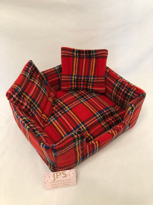 Sofa 13 x 11 x 5” inch - Red Tartan