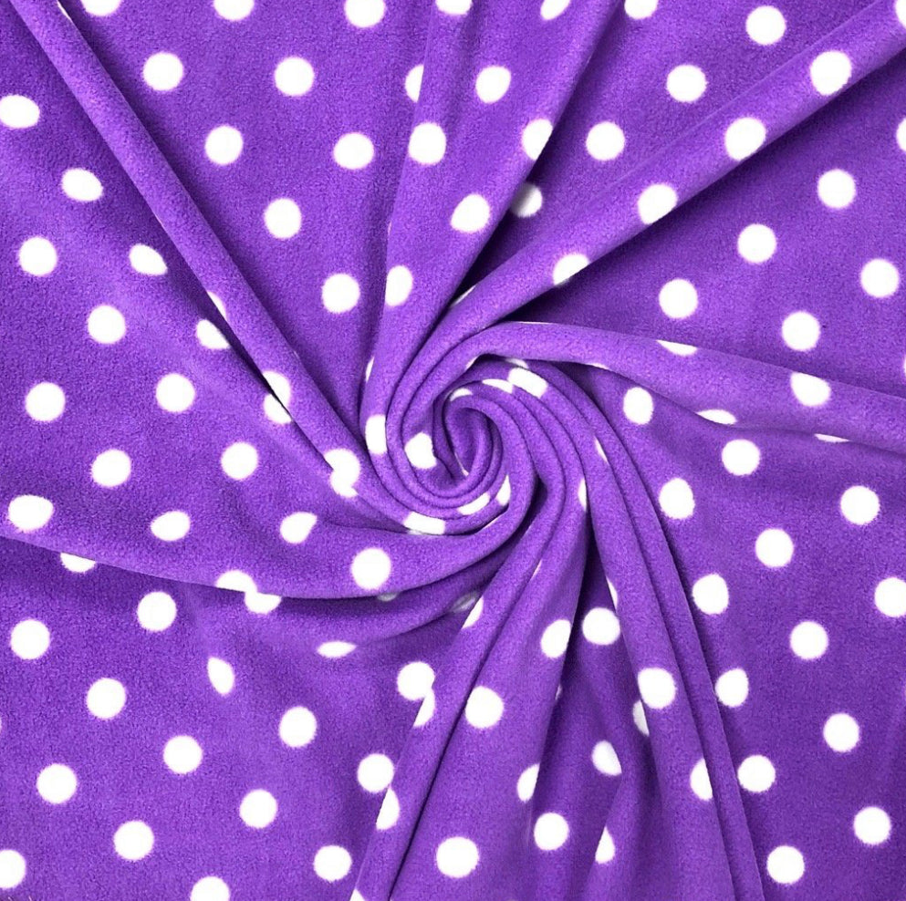 Purple polka cuddle sack