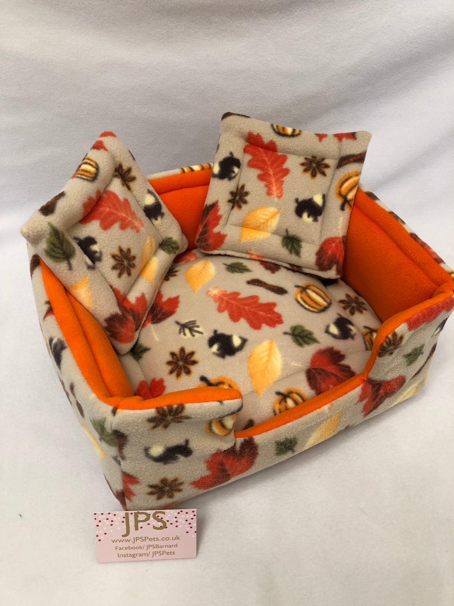 Sofa 13 x 11 x 5” inch - Autumn Spice & Orange