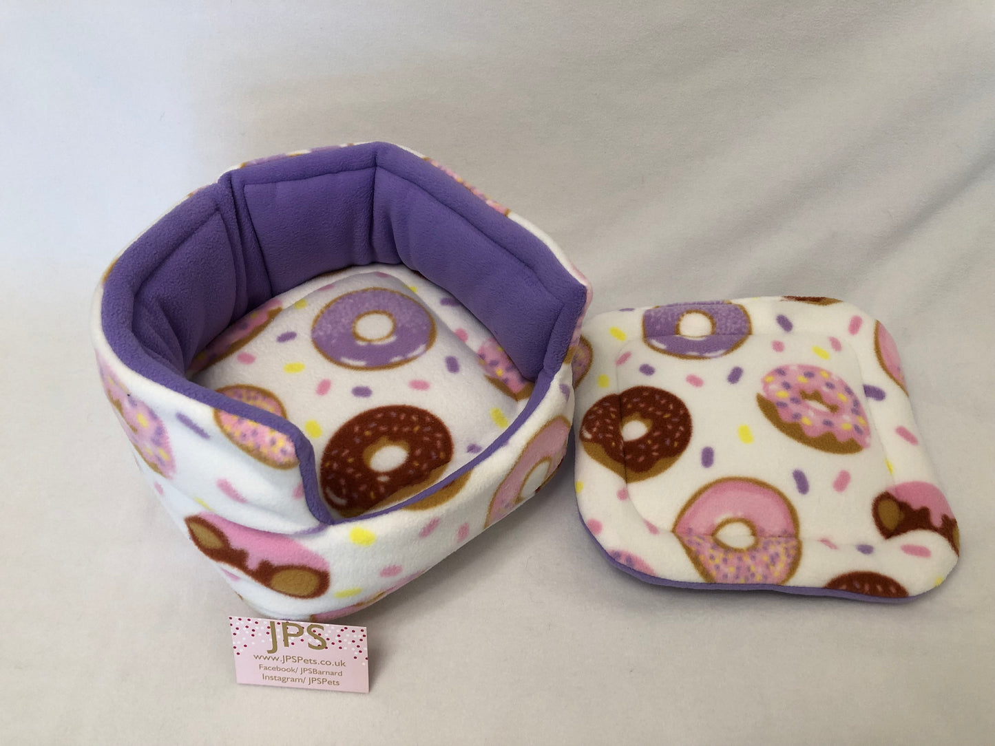 Cuddle Cup 11 Inch - Doughnut & Lavender with a spare internal Pad