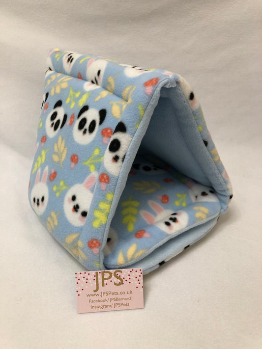 Igloo Teepee - Bunnies and panda & Baby Blue