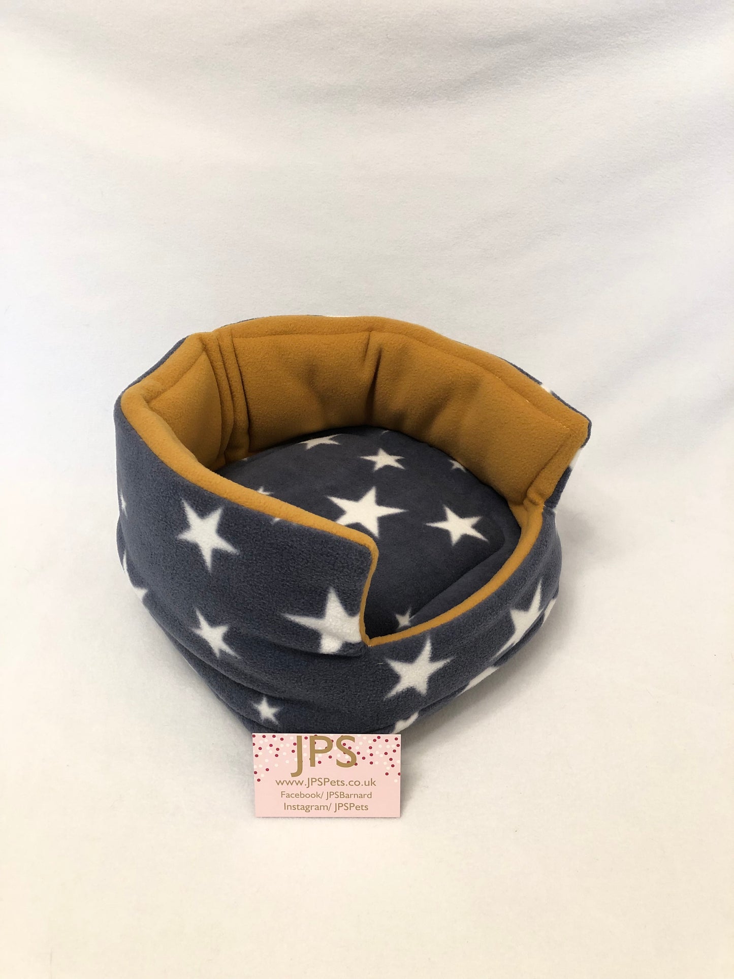 Cuddle Cup 11 Inch - Grey Star & Mustard