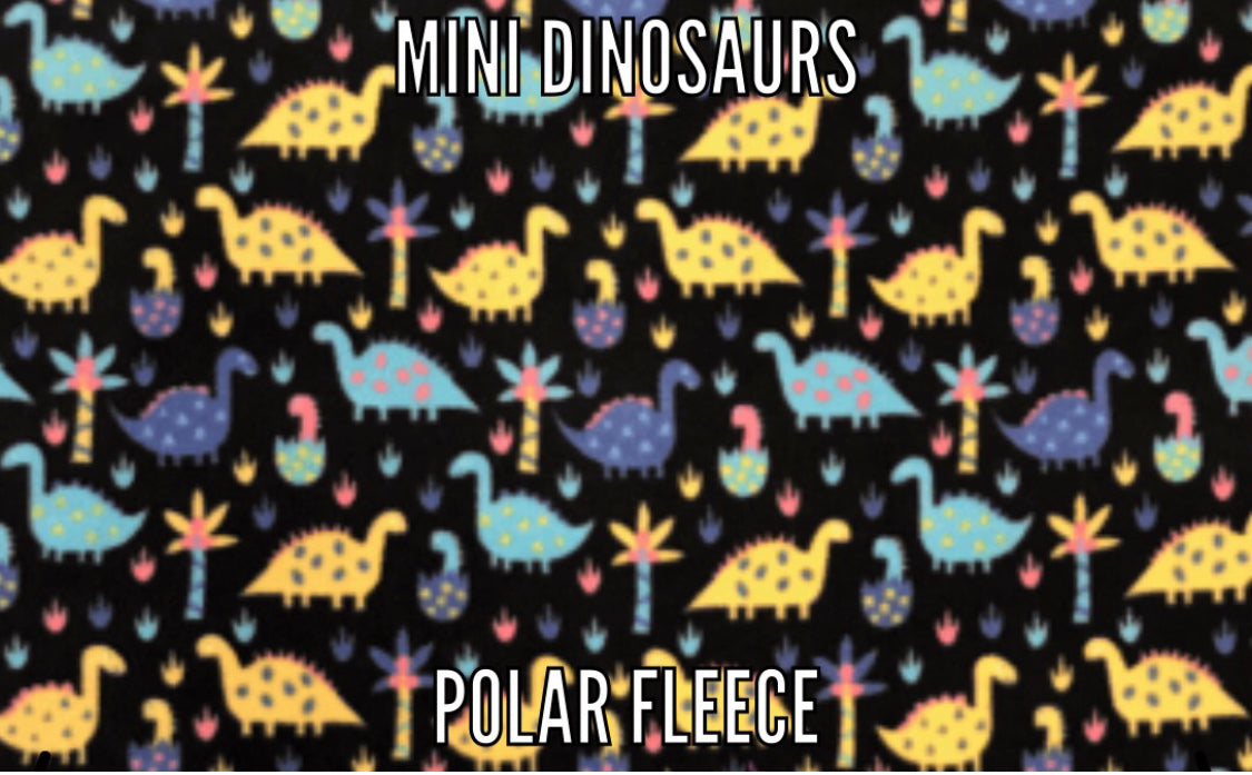 Mini dinosaurs polar fleece C&C Cage Liners