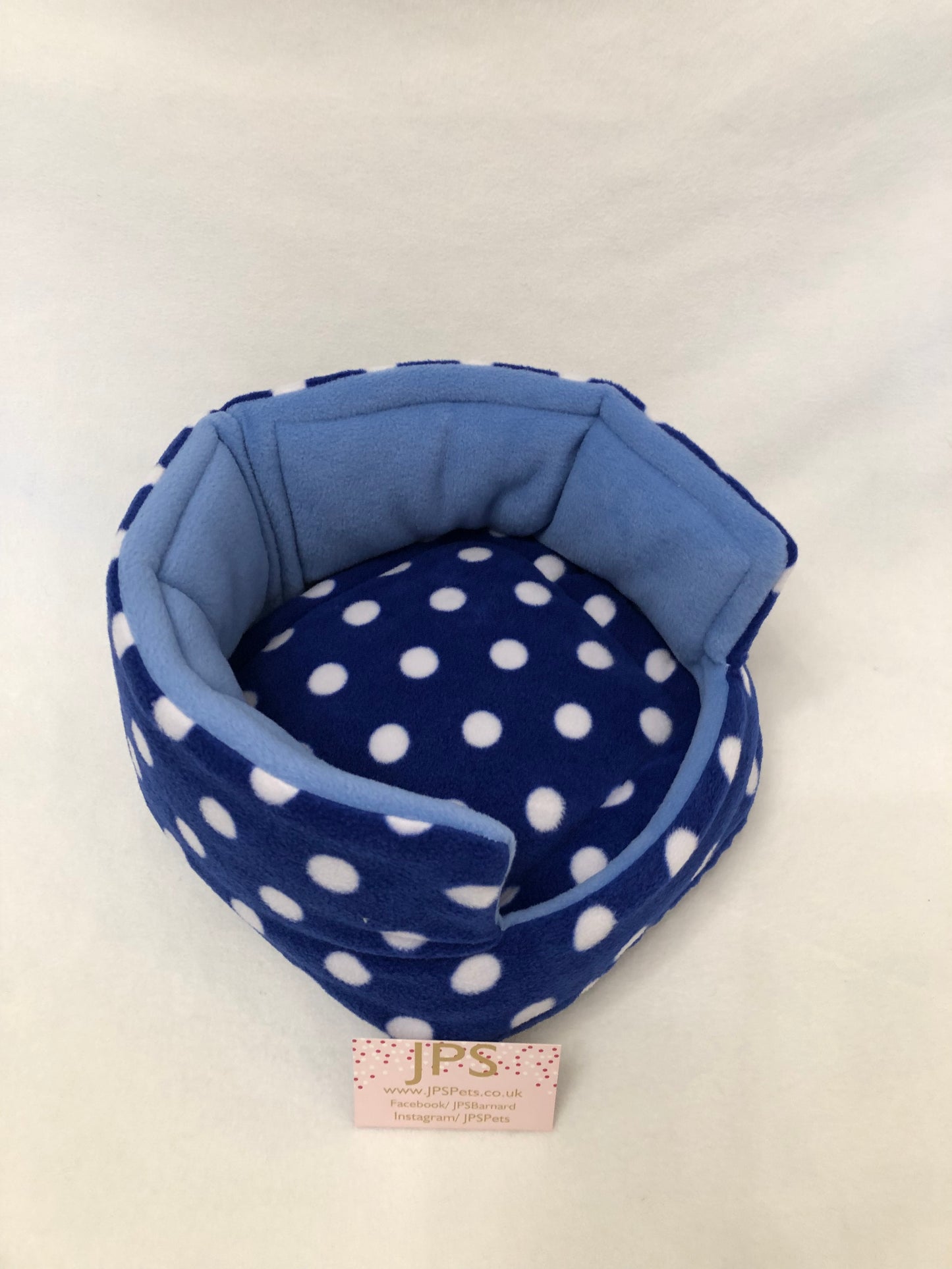 Cuddle Cup 11 Inch - Blue Polka & Cornflower blue