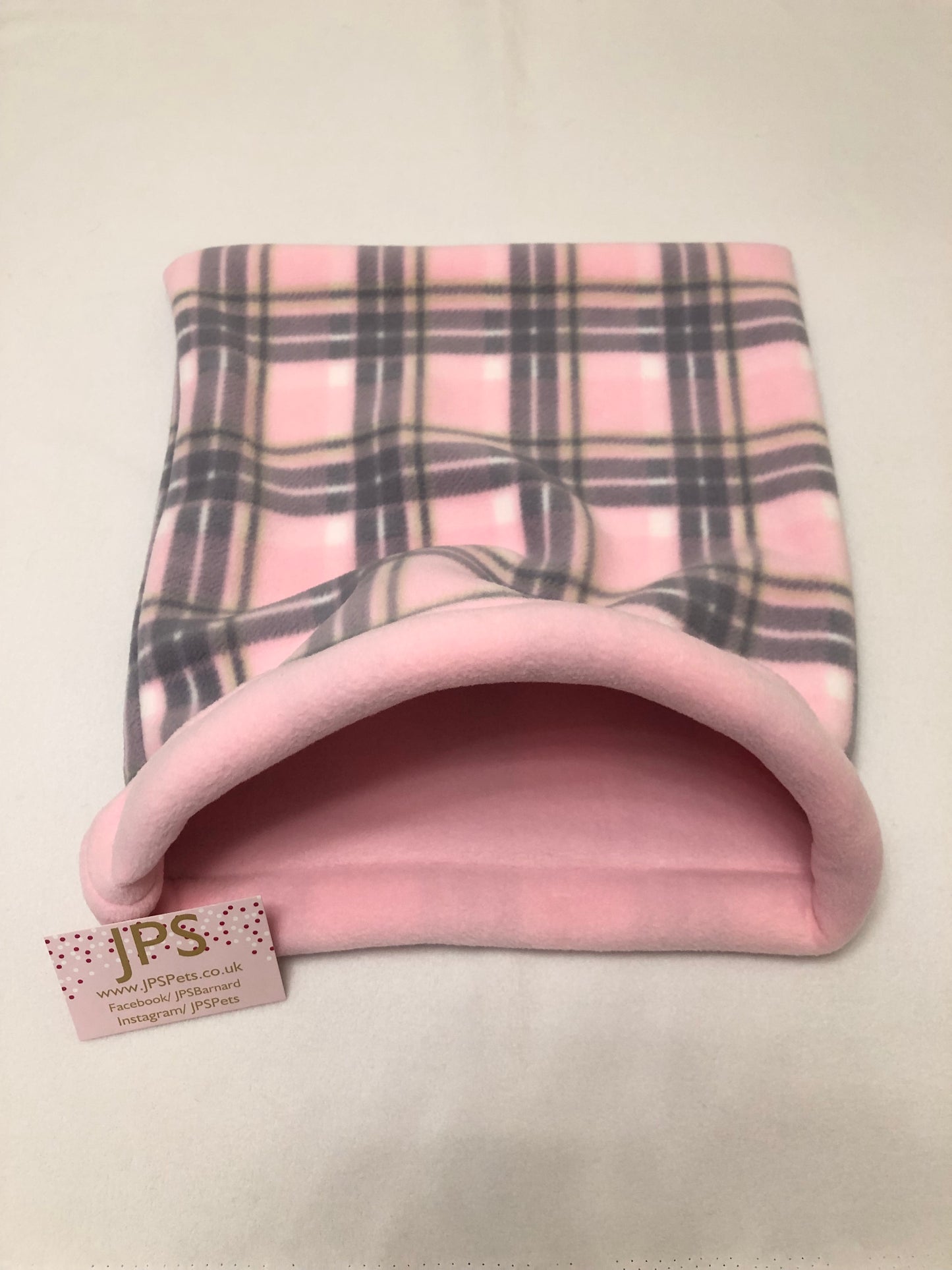 Cuddle Sack - Pink Tartan & Baby Pink