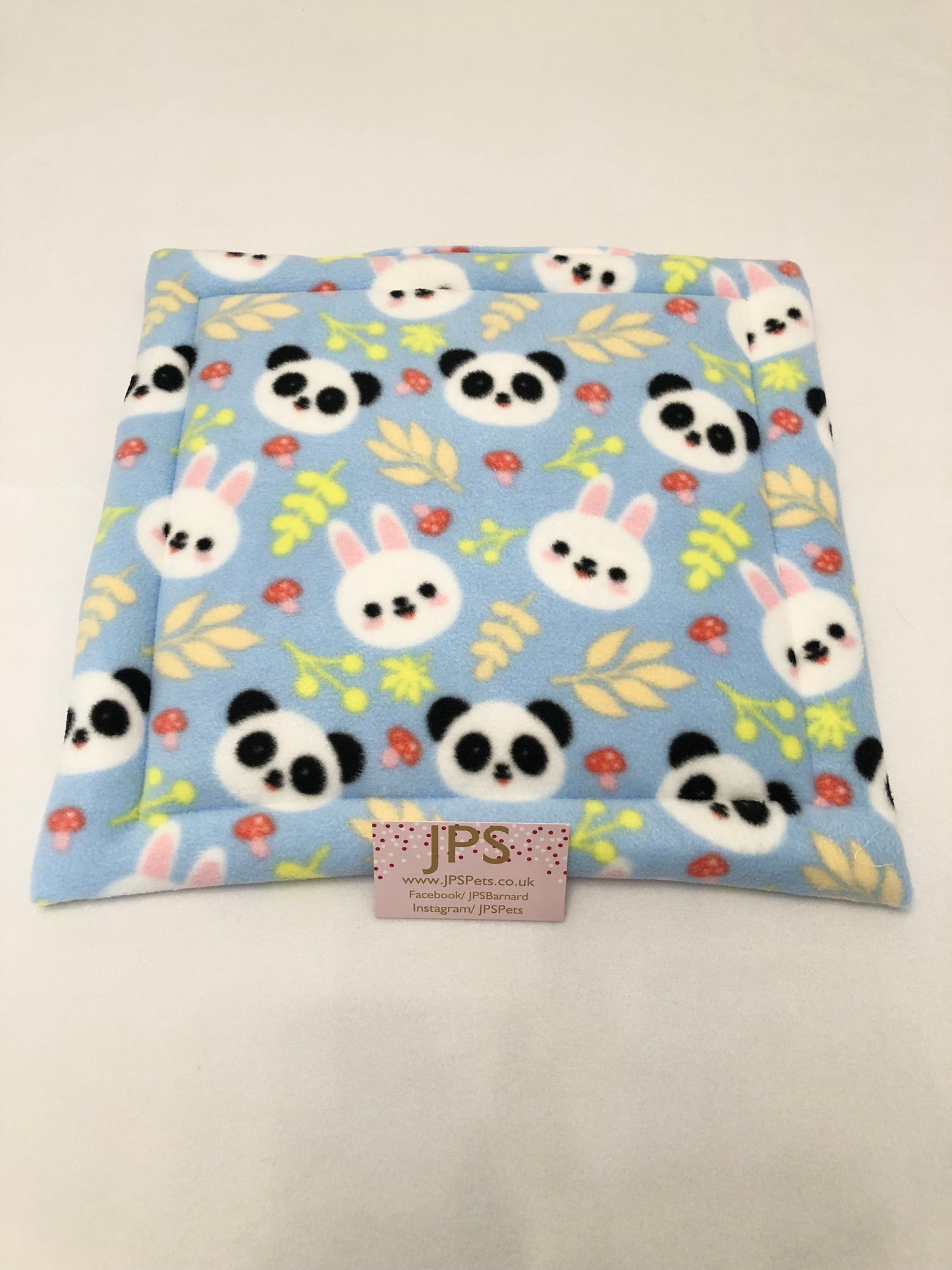 14”x14” Inch Pad - Panda & Bunnies Polar Fleece