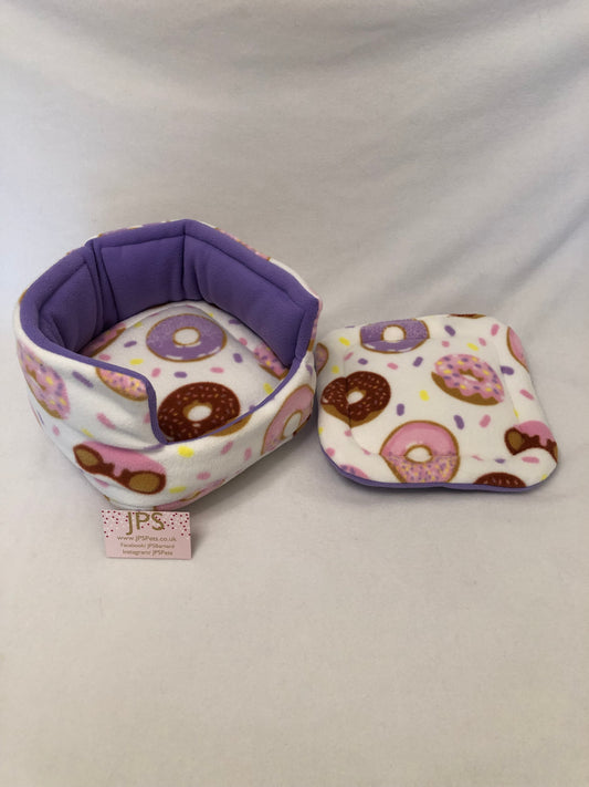 Cuddle Cup 11 Inch - Doughnut & Lavender with a spare internal Pad