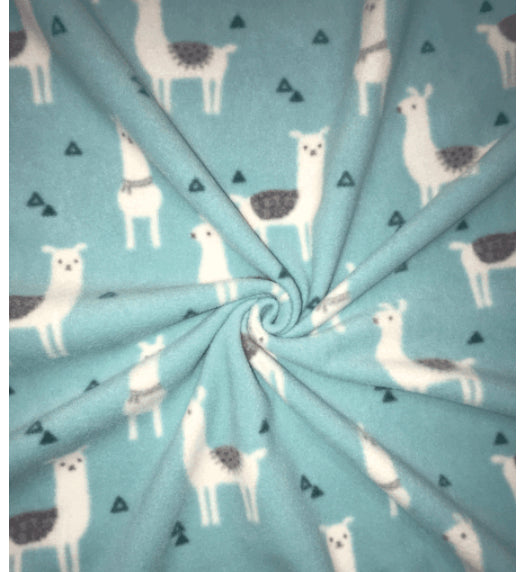 Mint llama blanket