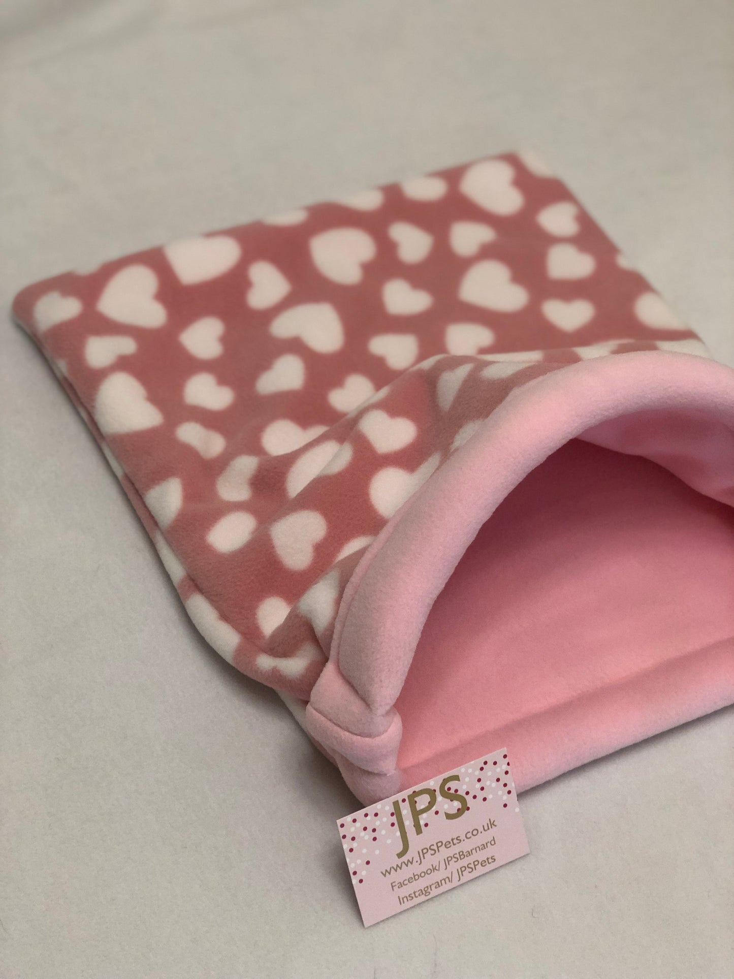 Cuddle Sack - Pink Hearts & Baby Pink