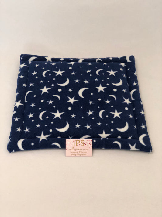 18x18 Inch Pad - Navy Moon & Stars