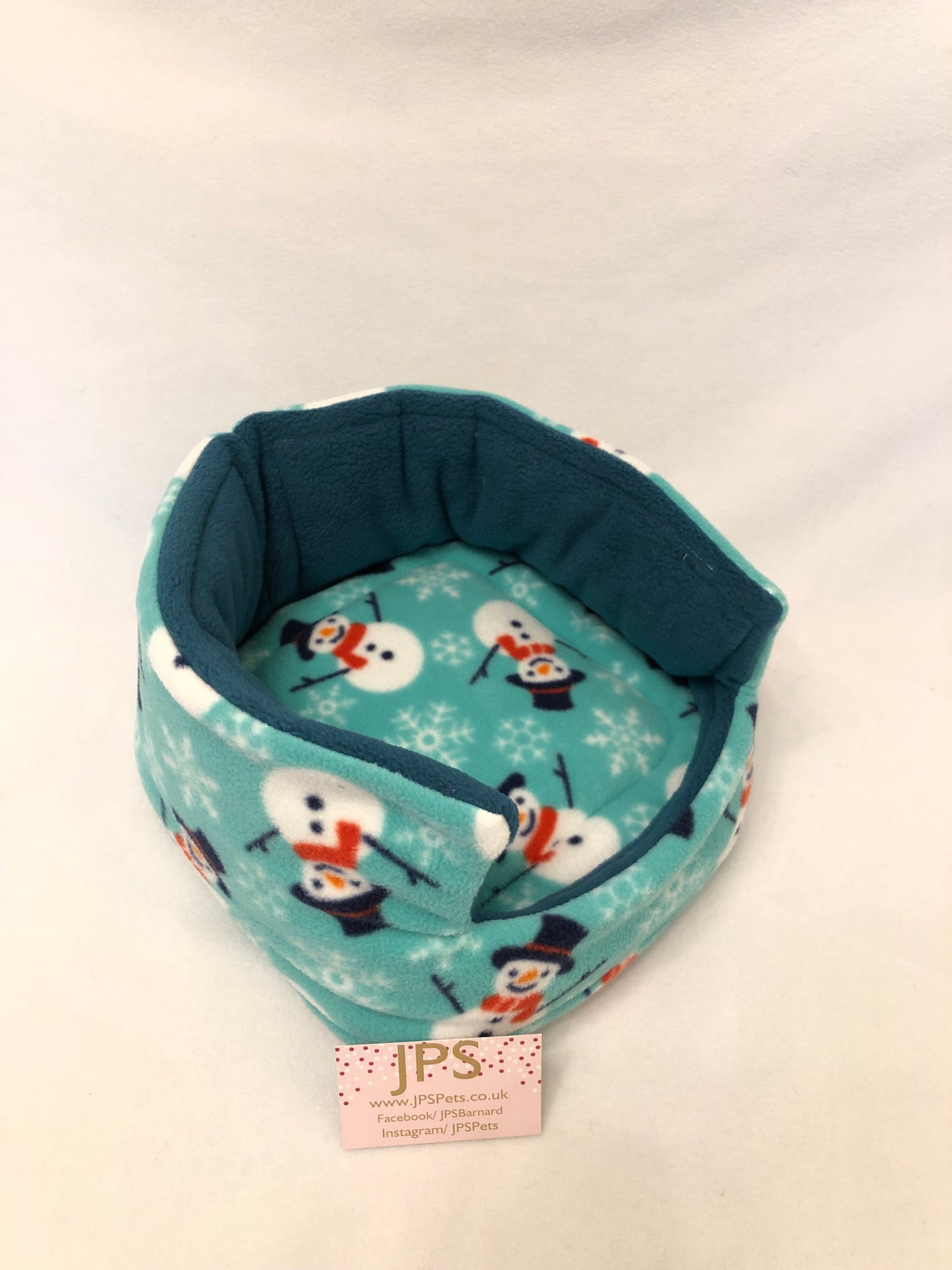 Cuddle Cup 11 Inch - Mint Snowman & Sea Green