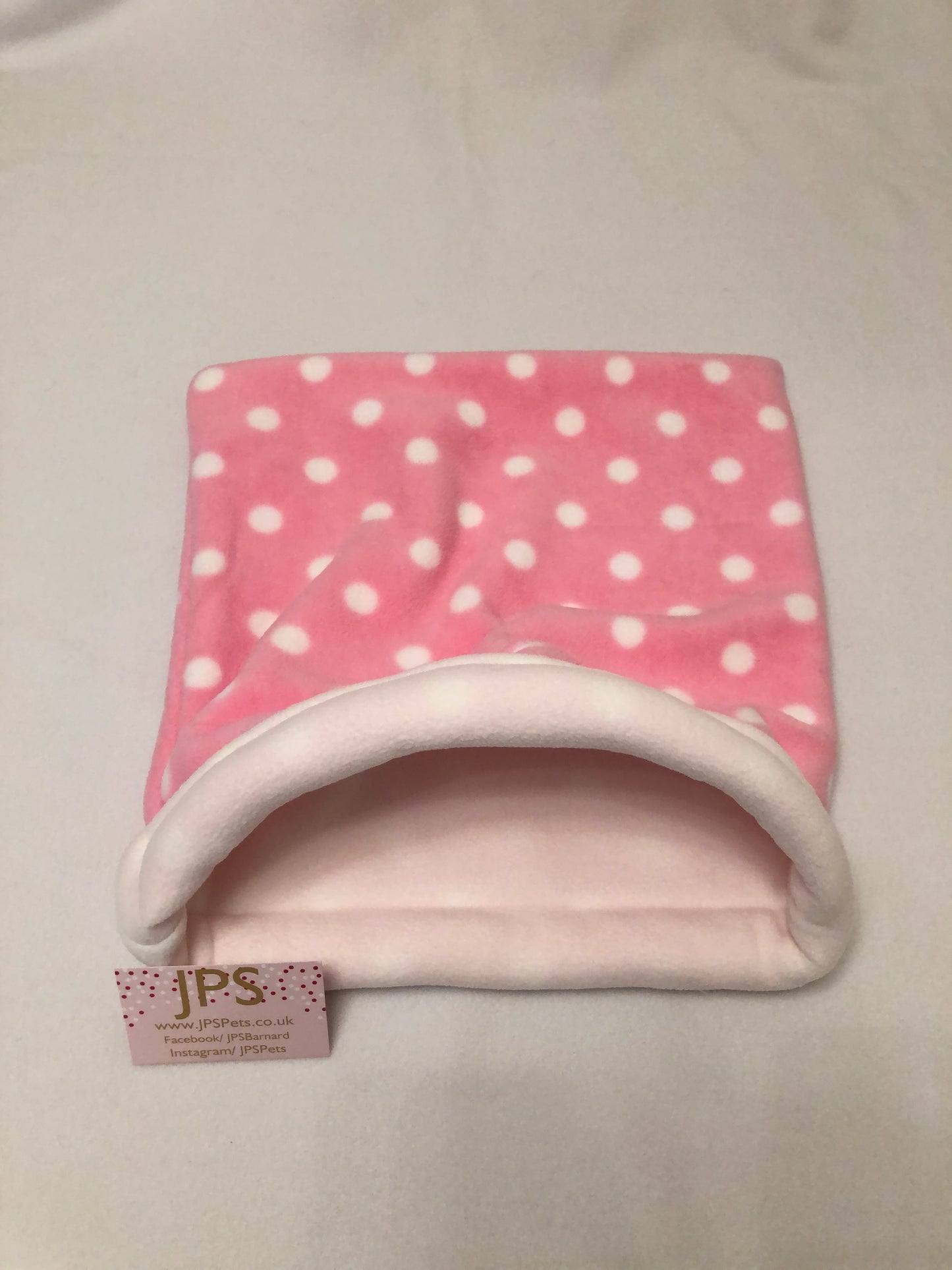 Cuddle Sack - Pink Polka & light ivory