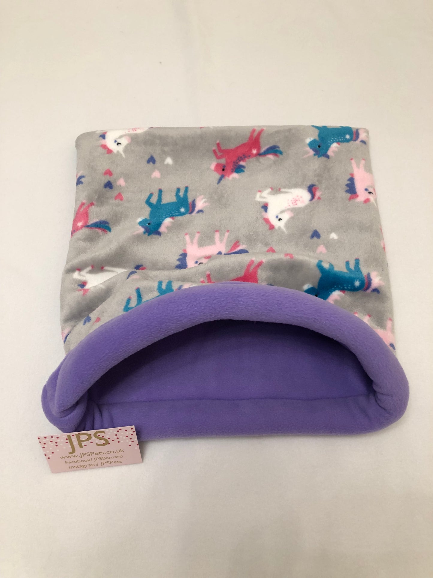 Cuddle Sack - Grey Unicorn & Lavender