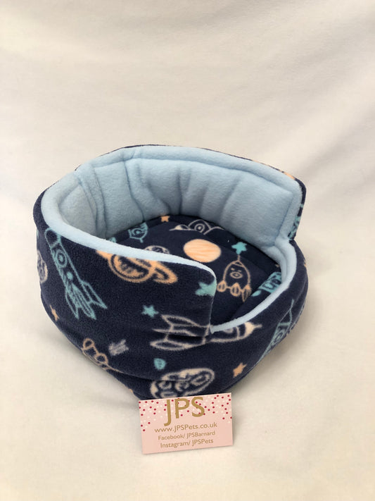 Cuddle Cup 11 Inch - Space and Rockets & Baby Blue