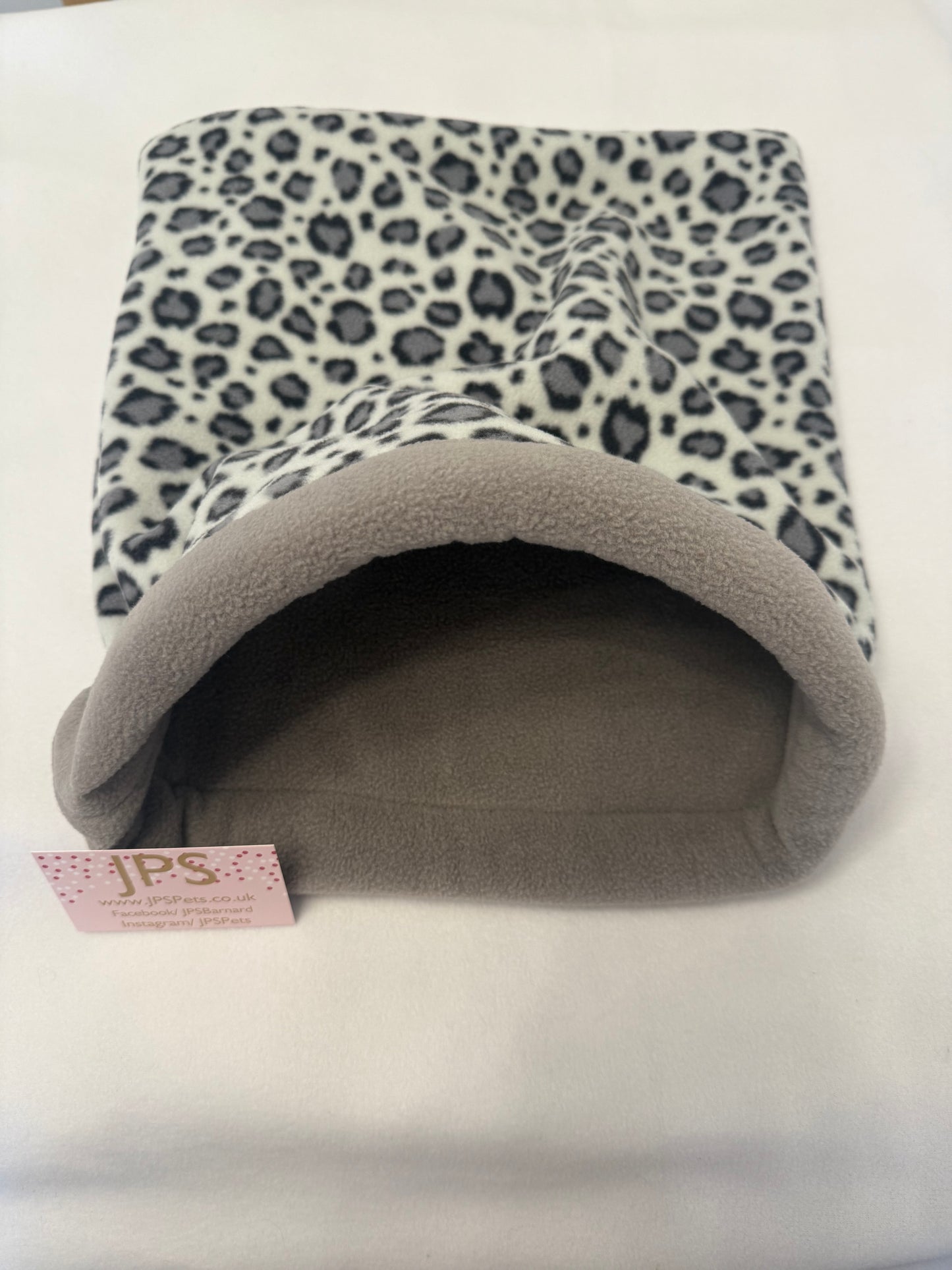 Cuddle Sack - Grey Cheetah & Grey