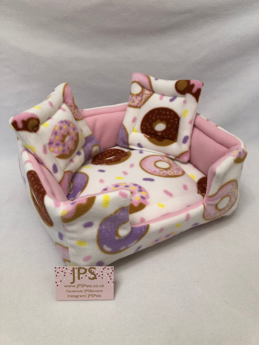 Sofa 13 x 11 inch - Doughnut & Baby Pink