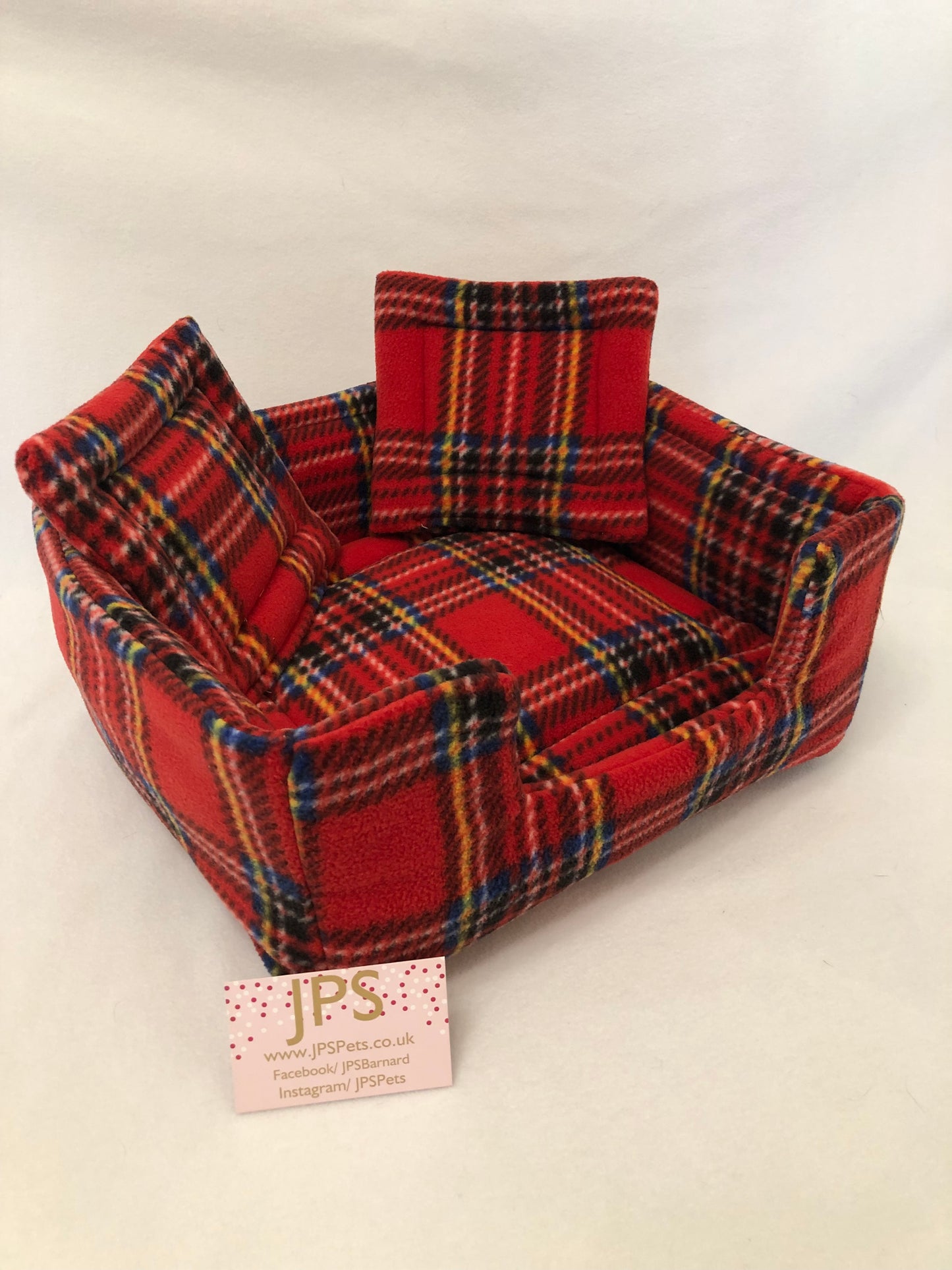 Sofa 13 x 11 x 5” inch - Red Tartan