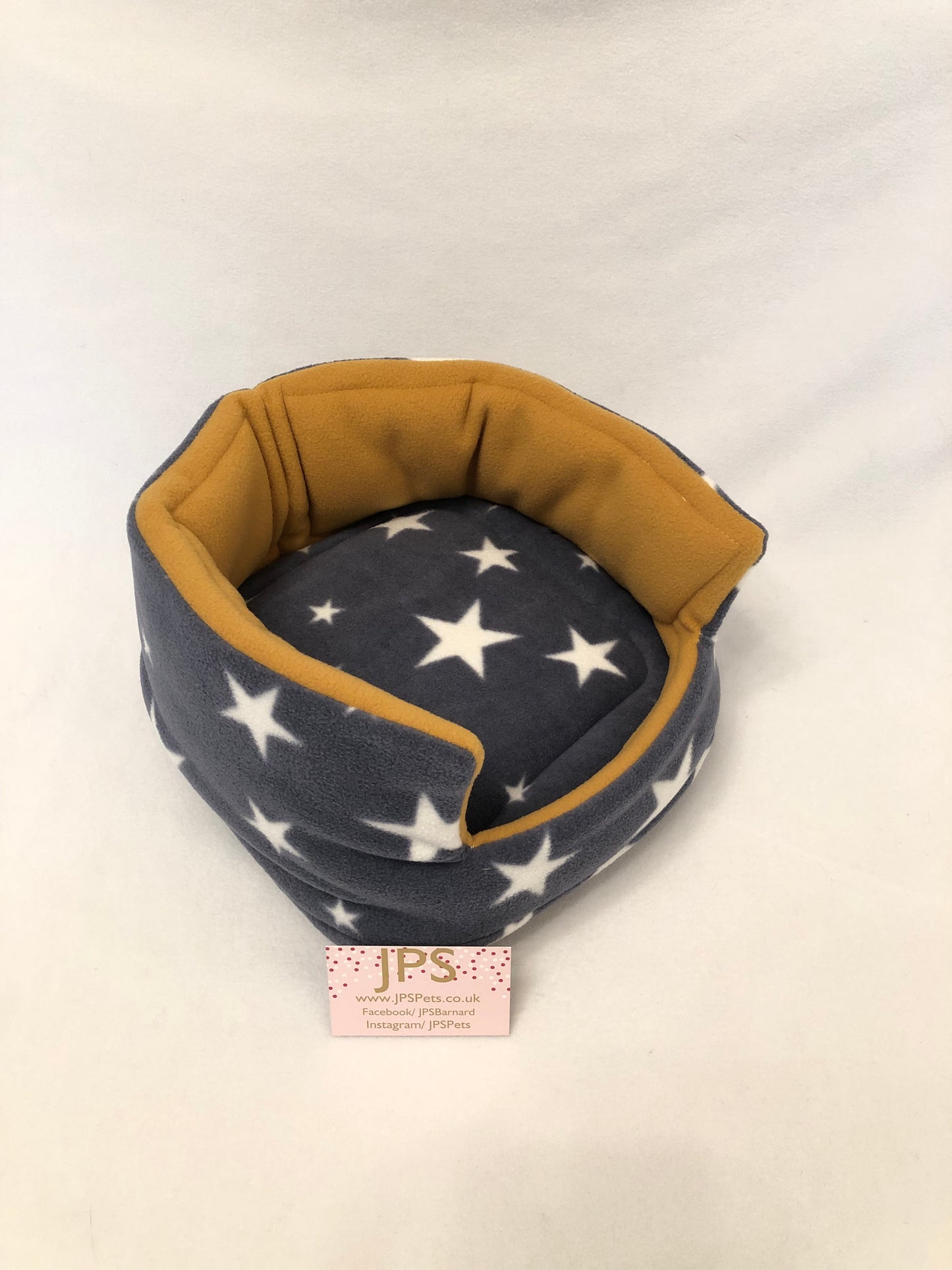 Cuddle Cup 11 Inch - Grey Star & Mustard