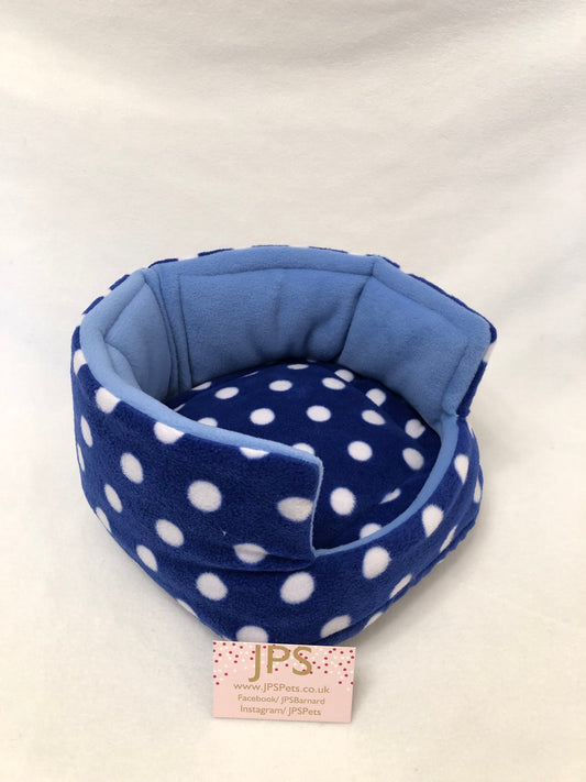 Cuddle Cup 11 Inch - Blue Polka & Cornflower blue