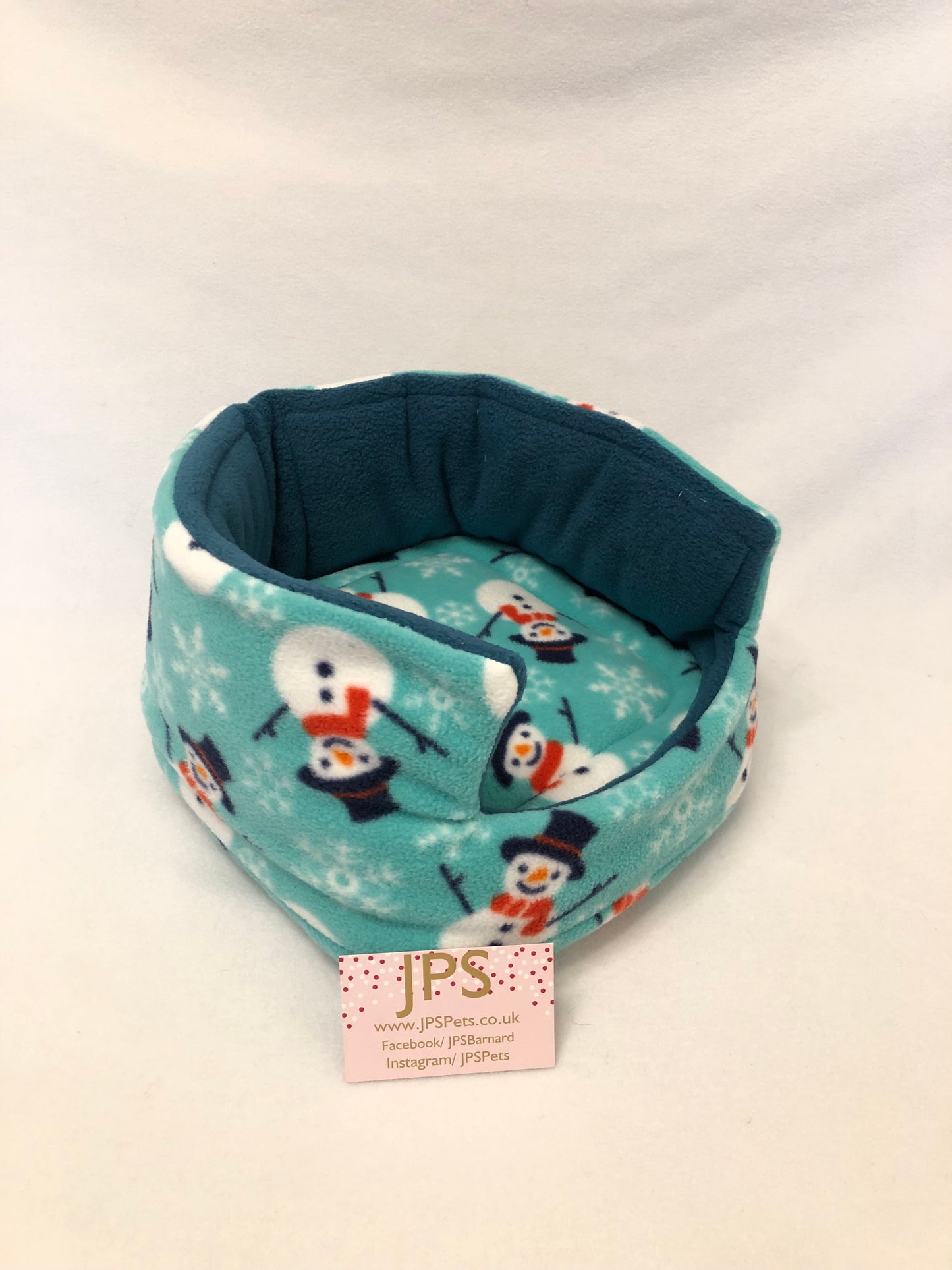 Cuddle Cup 11 Inch - Mint Snowman & Sea Green