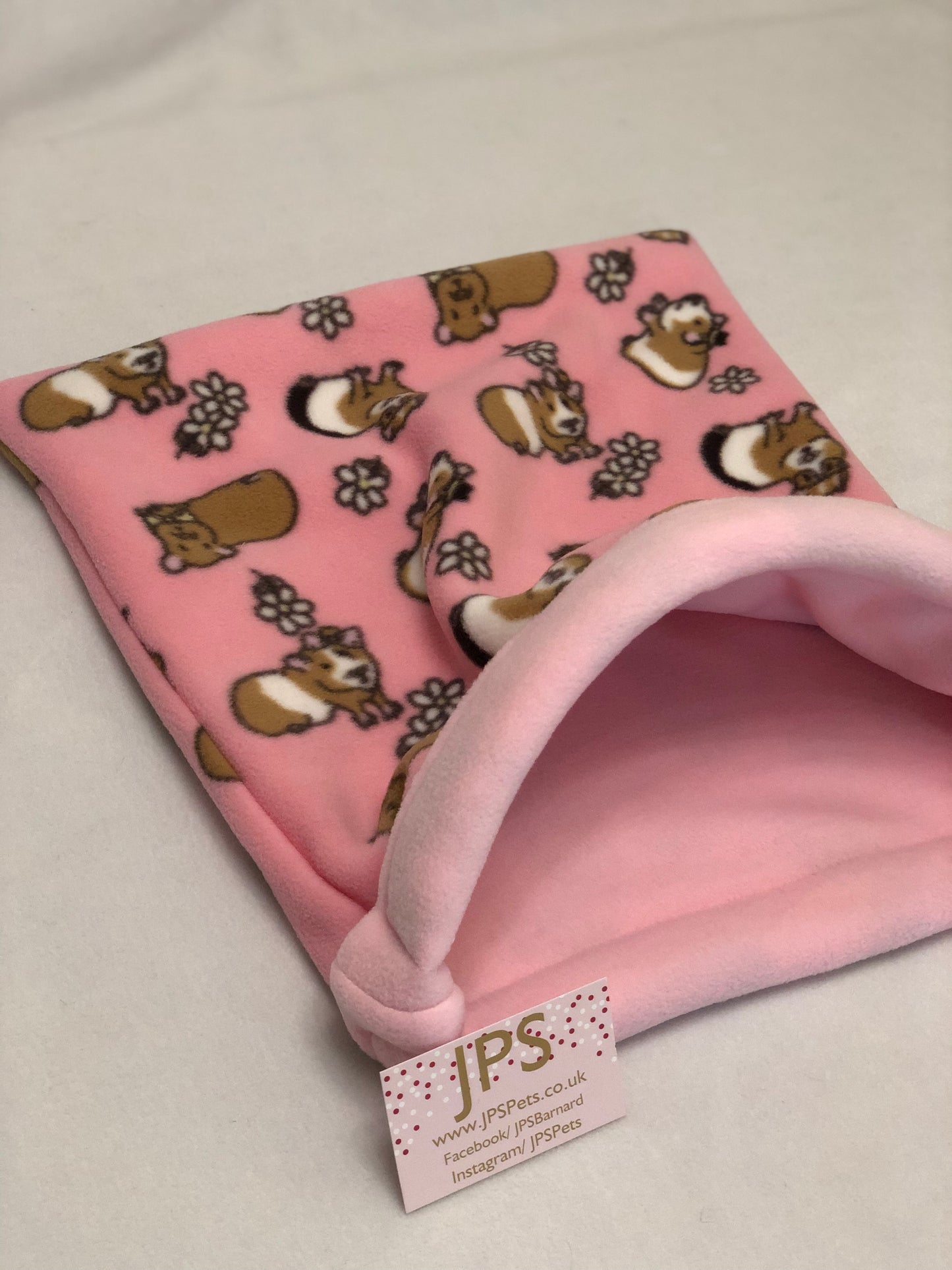 Cuddle Sack - Pink Guinea Pig & Baby Pink