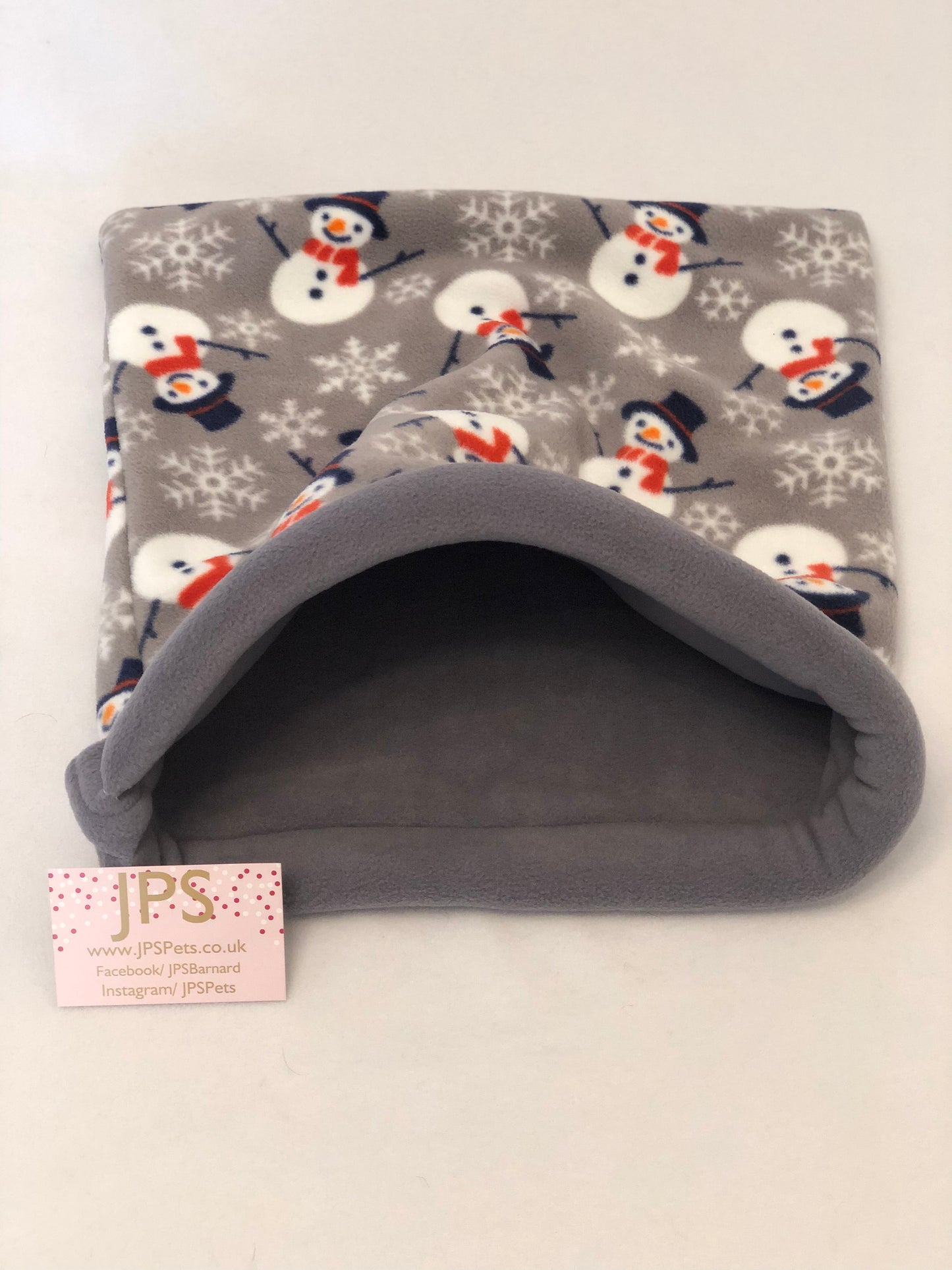 Cuddle Sack - Grey Snowman & Mid Grey