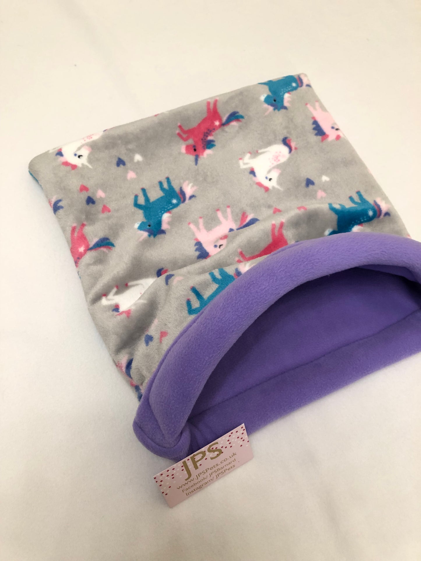 Cuddle Sack - Grey Unicorn & Lavender