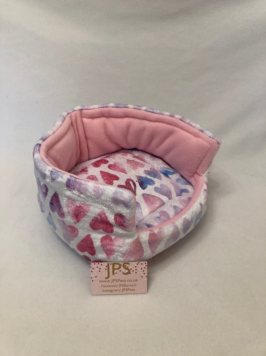 Cuddle Cup 11 Inch - Tinted Hearts & Baby Pink