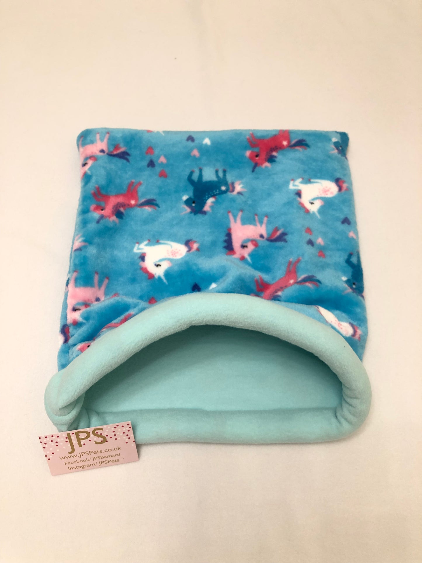 Cuddle Sack - Turquoise Unicorn & Mint