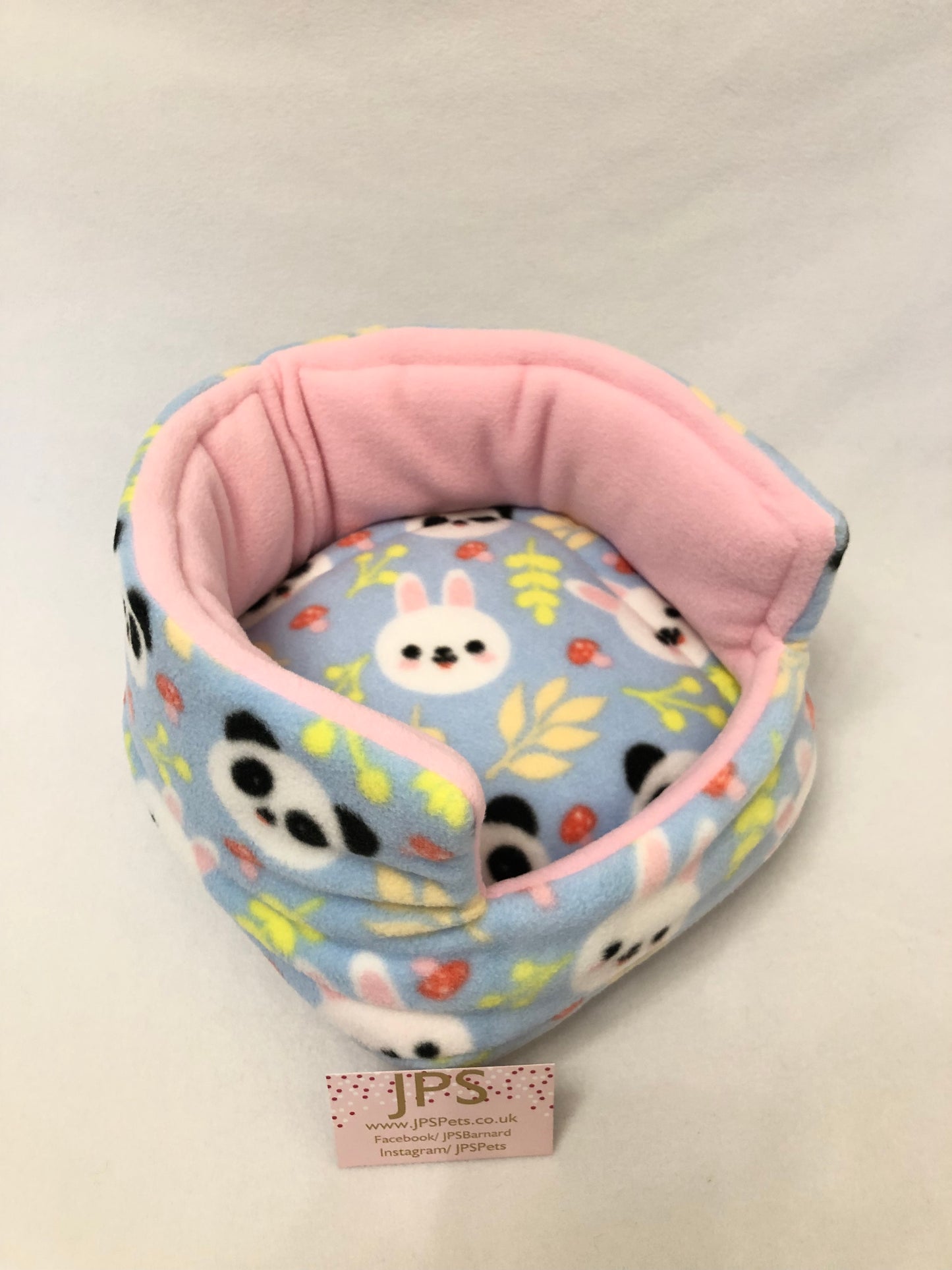 Cuddle Cup 11 Inch - Panda and Bunnies & Baby Pink