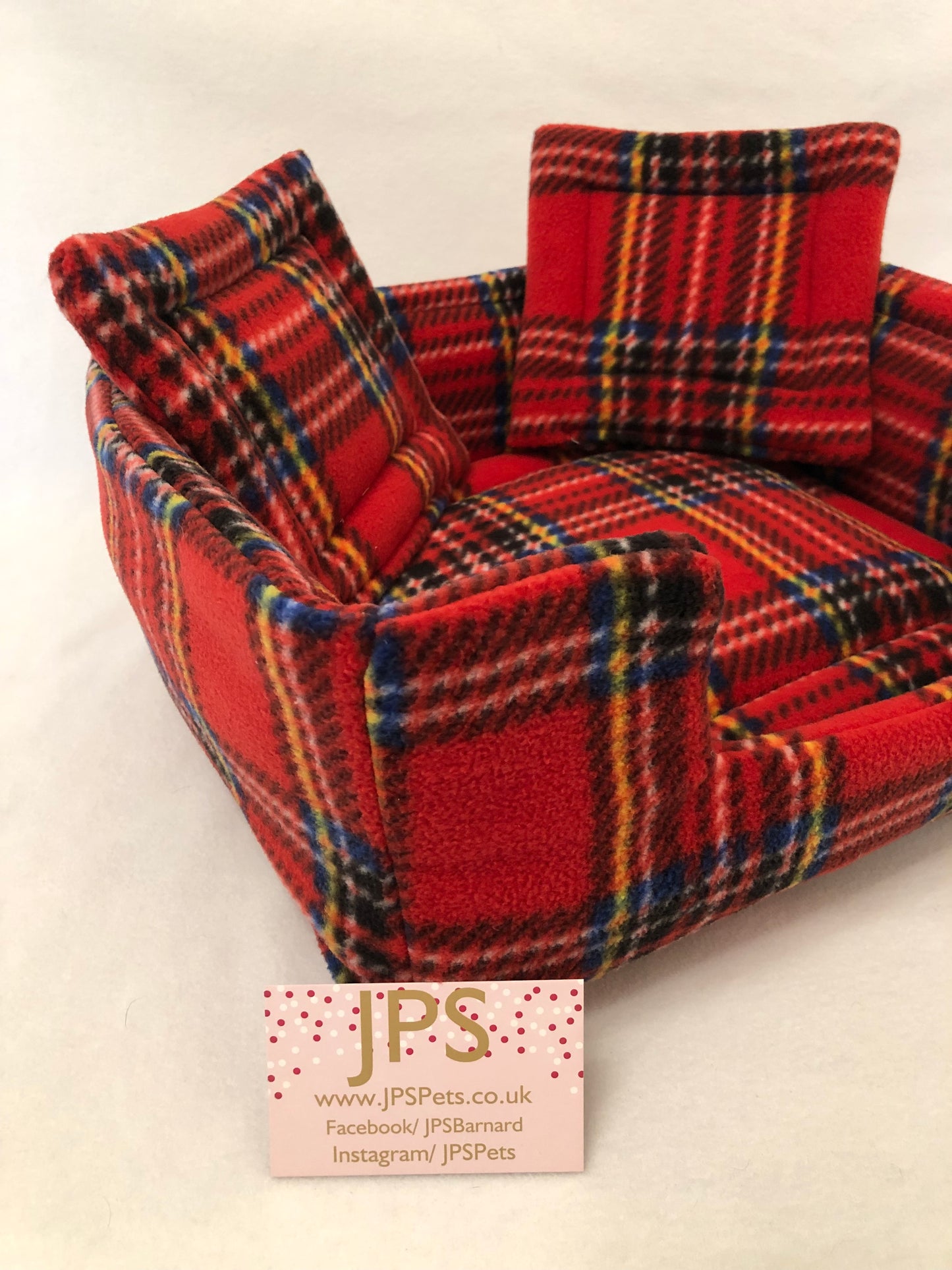 Sofa 13 x 11 x 5” inch - Red Tartan