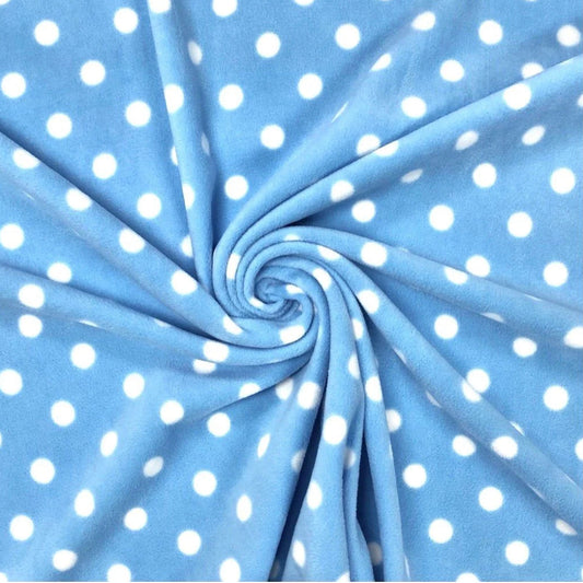 Blue polka